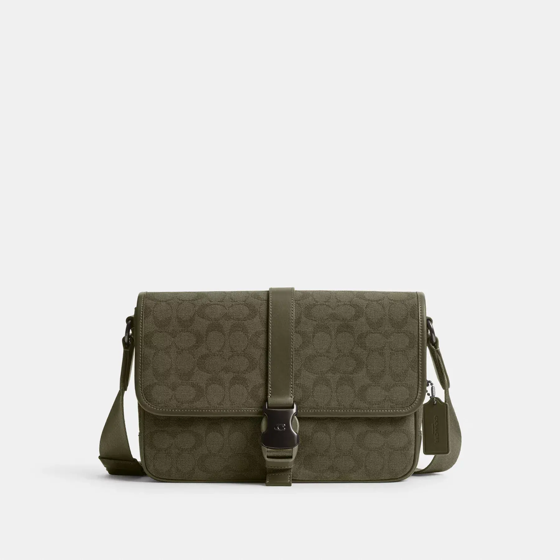 League Messenger Bag In Signature Canvas Jacquard League Messenger Bag In Signature Canvas Jacquard