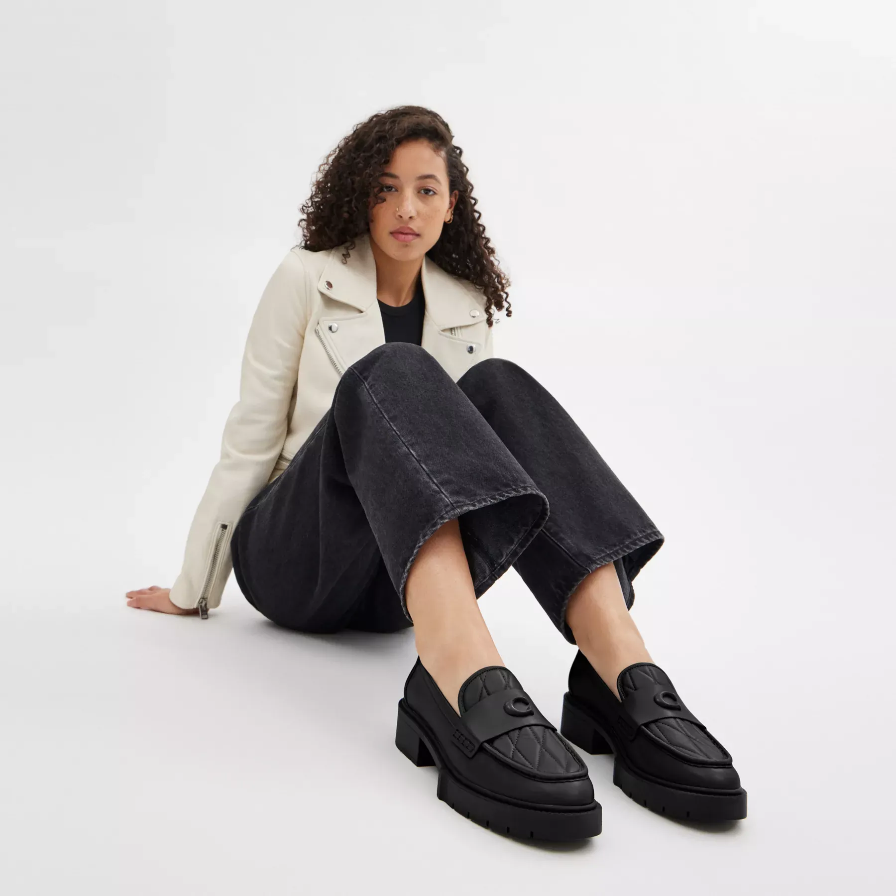 Leah Loafer With Quilting Leah Loafer With Quilting
