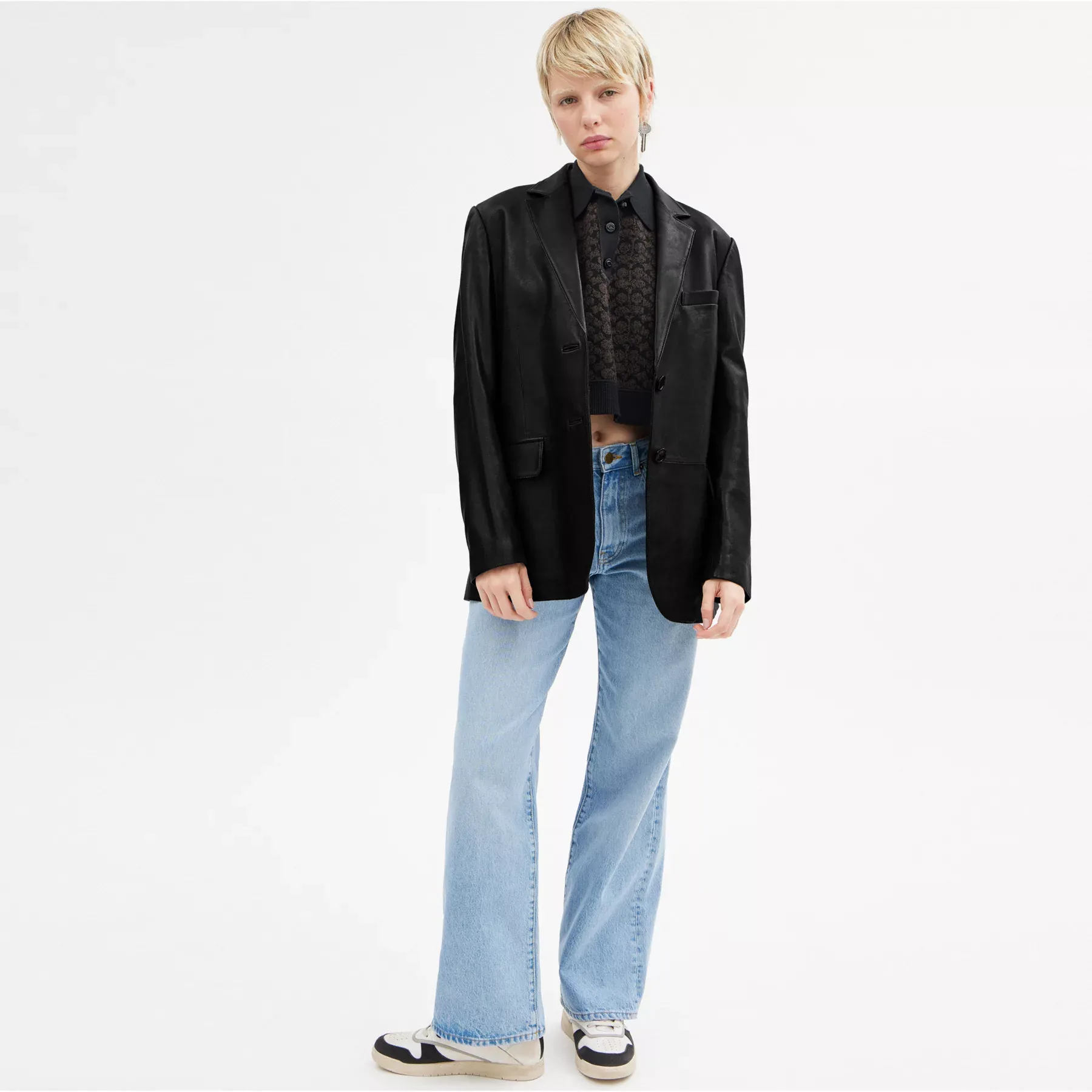 Leather Blazer Leather Blazer