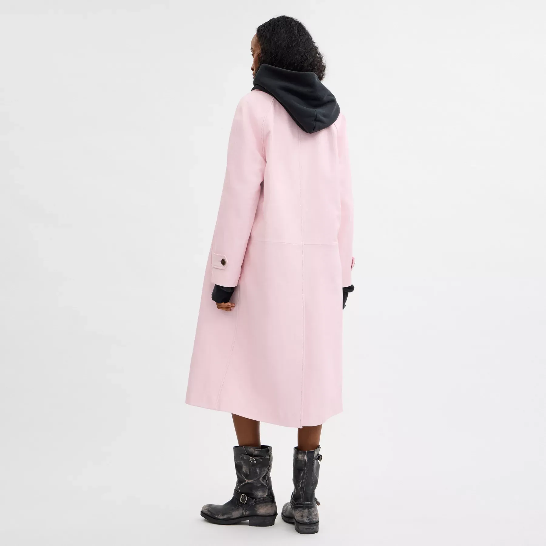 Leather Wind Coat Leather Wind Coat