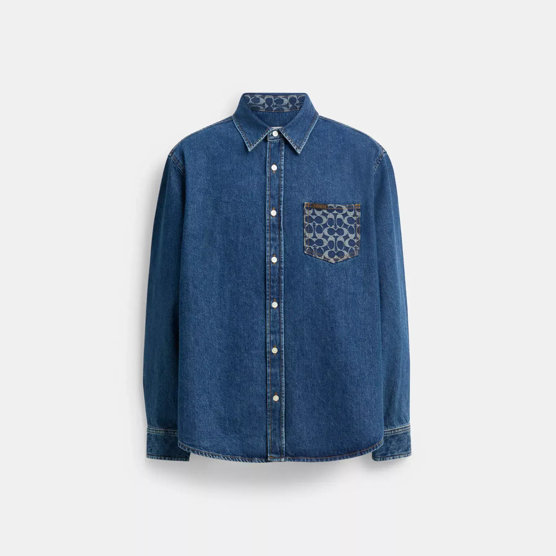 Long Sleeve Denim Shirt Long Sleeve Denim Shirt