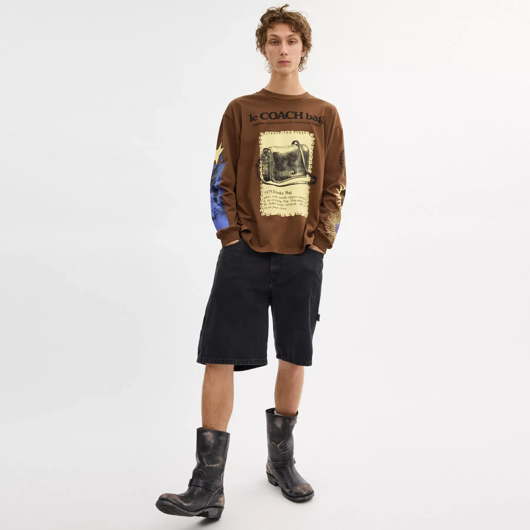 Long Sleeve Graphic T-Shirt In Organic Cotton Long Sleeve Graphic T-Shirt In Organic Cotton
