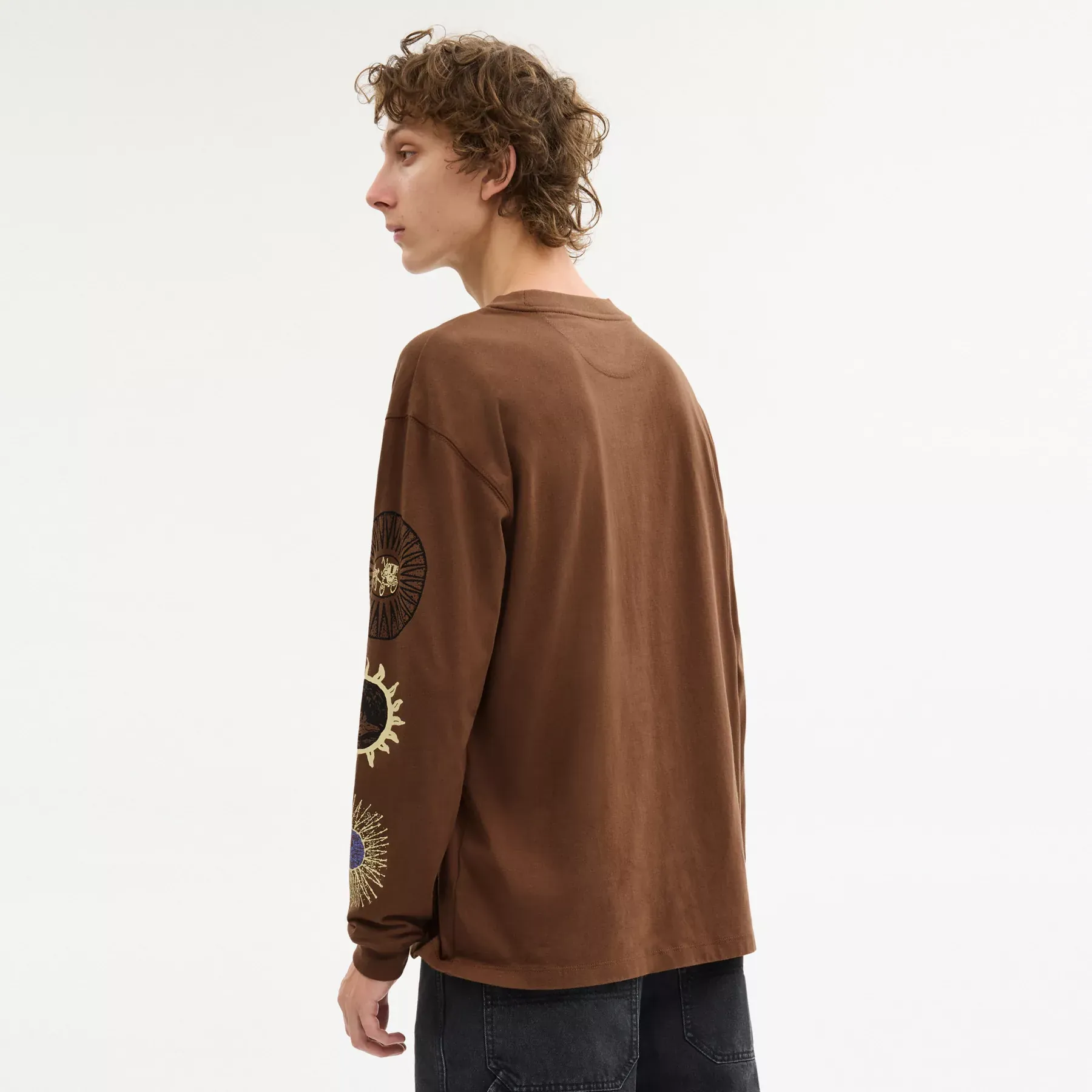 Long Sleeve Graphic T-Shirt In Organic Cotton Long Sleeve Graphic T-Shirt In Organic Cotton