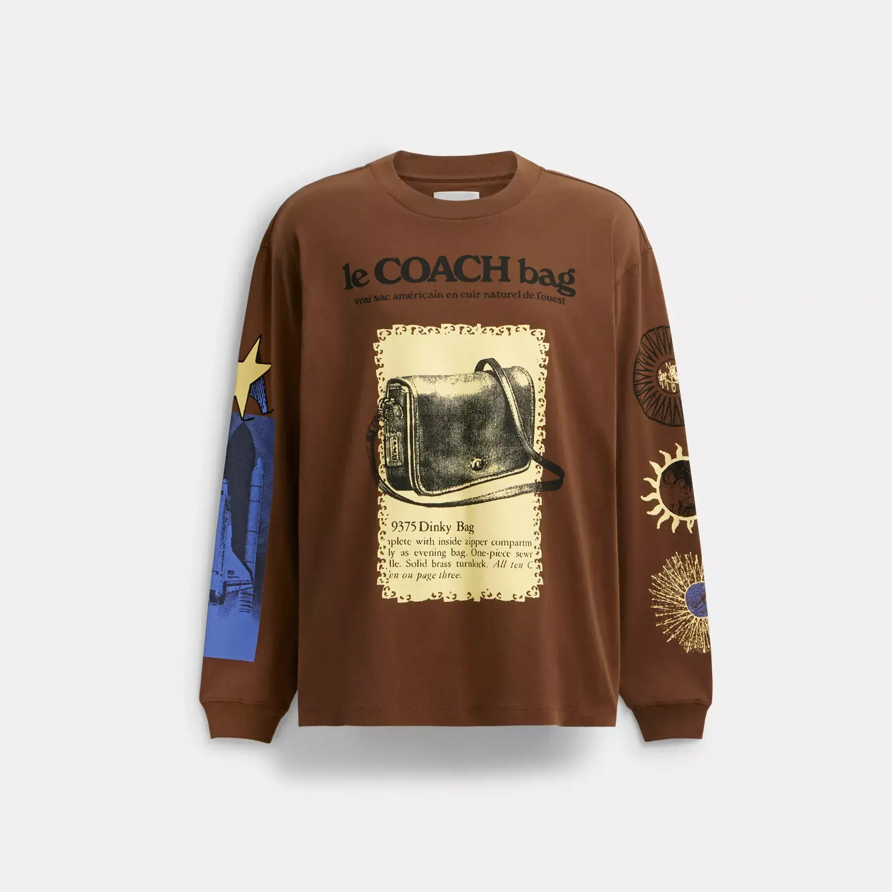 Long Sleeve Graphic T-Shirt In Organic Cotton