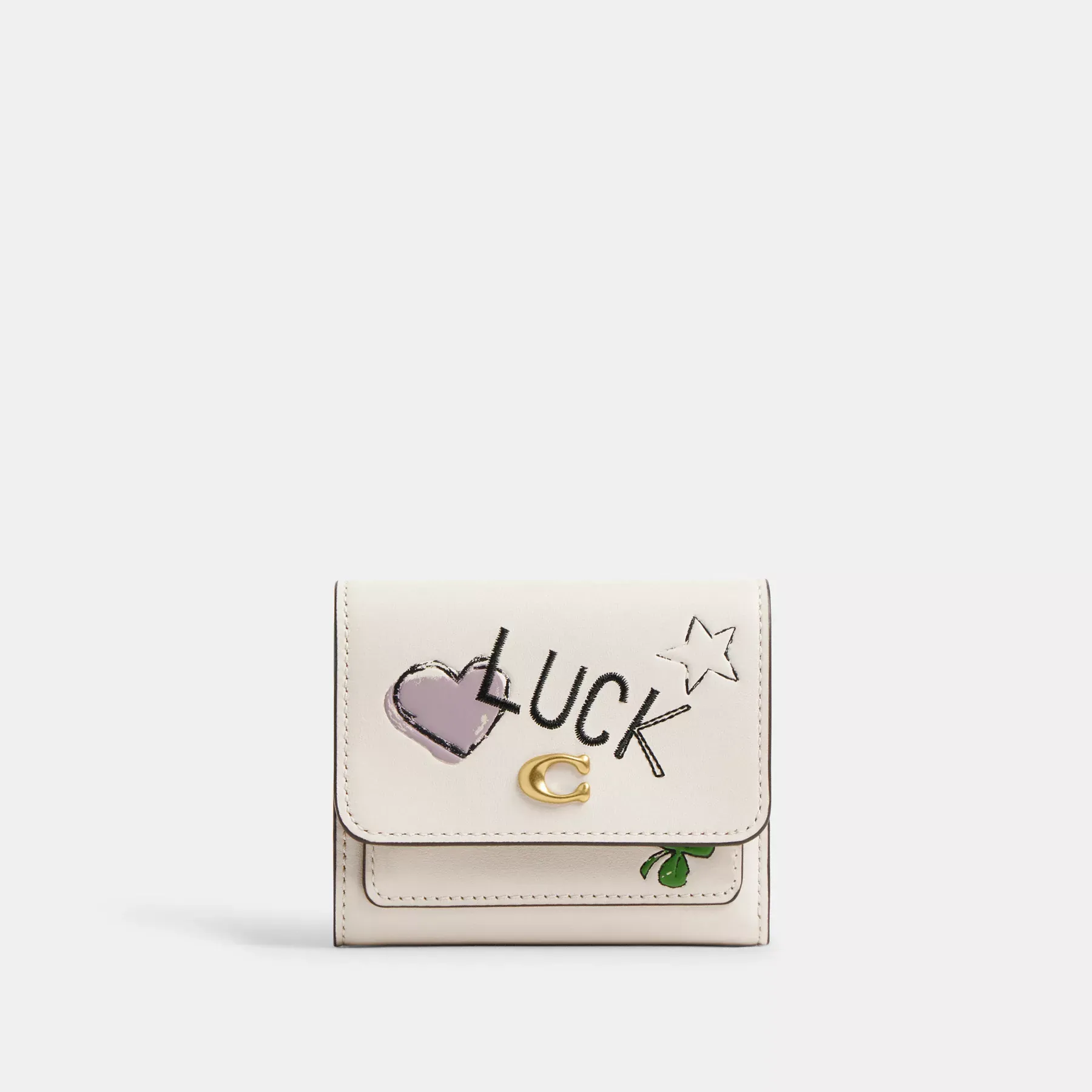 Mila Small Flap Wallet With Sketch Print Mila Small Flap Wallet With Sketch Print