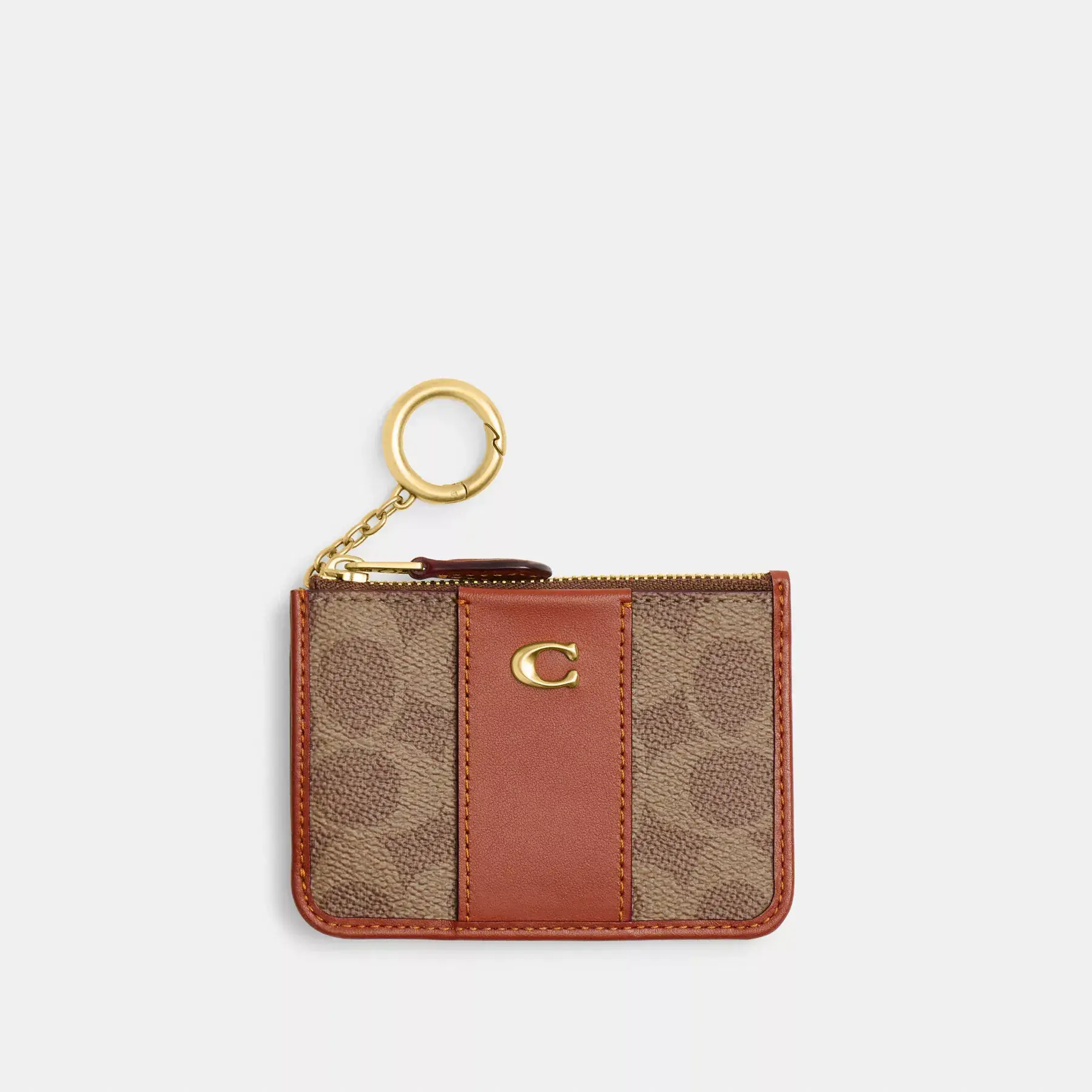 Mini Skinny Id Case In Signature Canvas