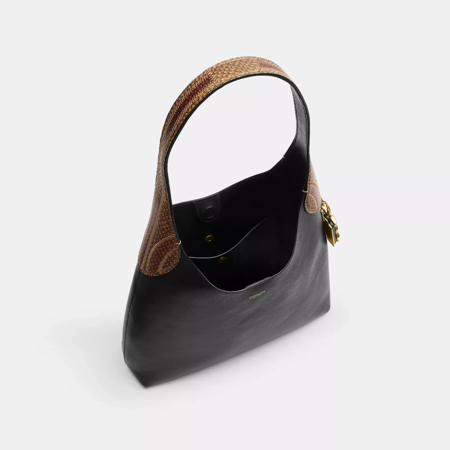 New Year Brooklyn Shoulder Bag 28 With Snakeskin Detail New Year Brooklyn Shoulder Bag 28 With Snakeskin Detail
