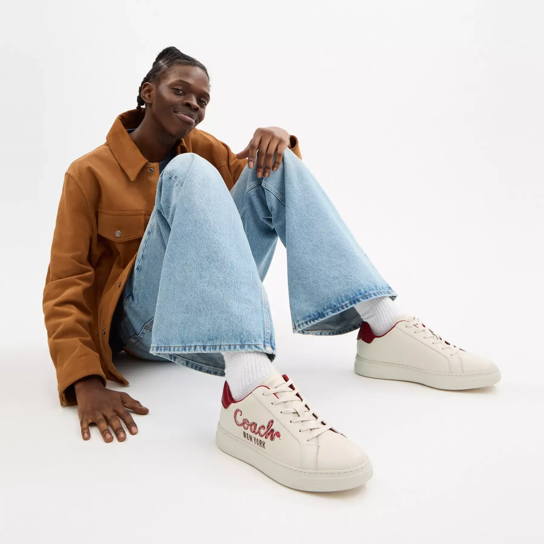 New Year Highline Sneaker With Coach Snake Script New Year Highline Sneaker With Coach Snake Script