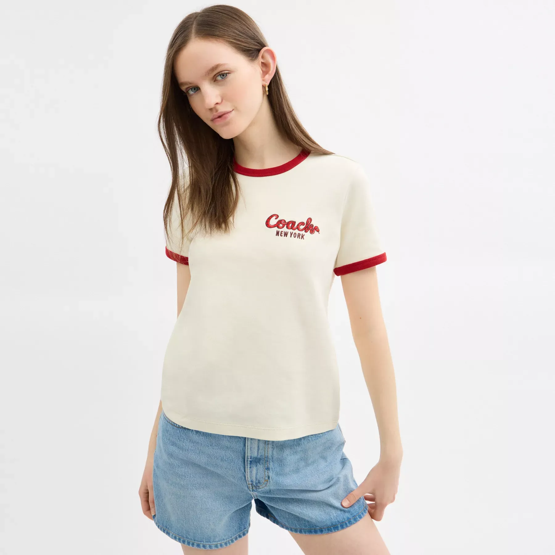 New Year Ringer T-Shirt In Organic Cotton
