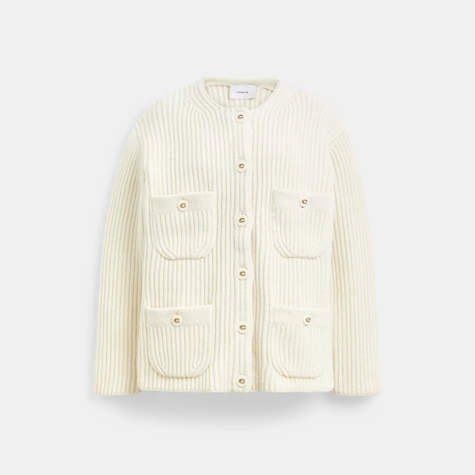 Oversized Pocket Cardigan