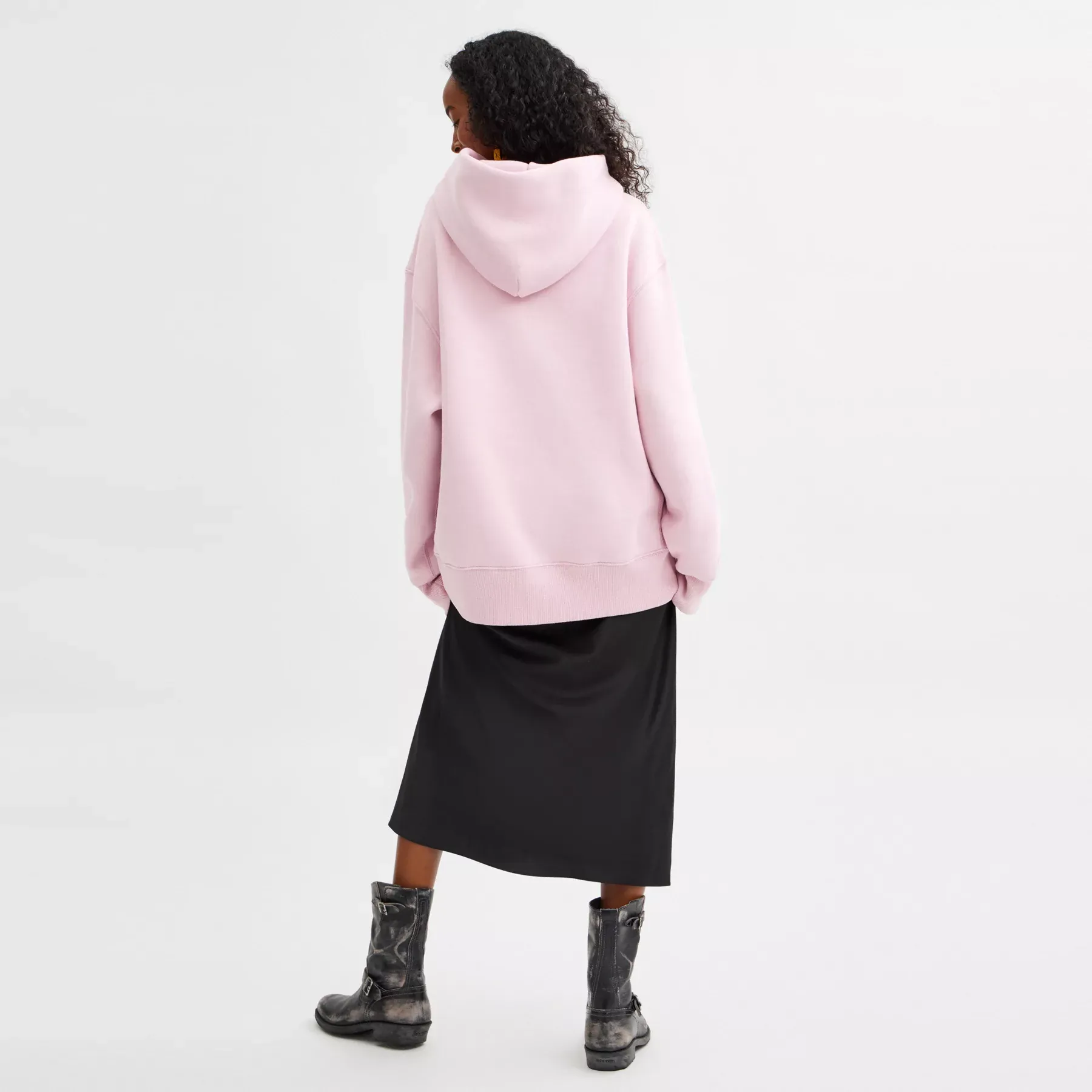 Oversized Signature Crest Hoodie In Organic Cotton Oversized Signature Crest Hoodie In Organic Cotton