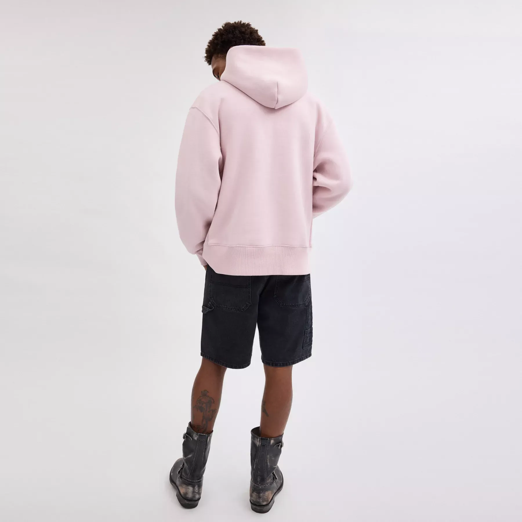 Oversized Signature Crest Hoodie In Organic Cotton Oversized Signature Crest Hoodie In Organic Cotton