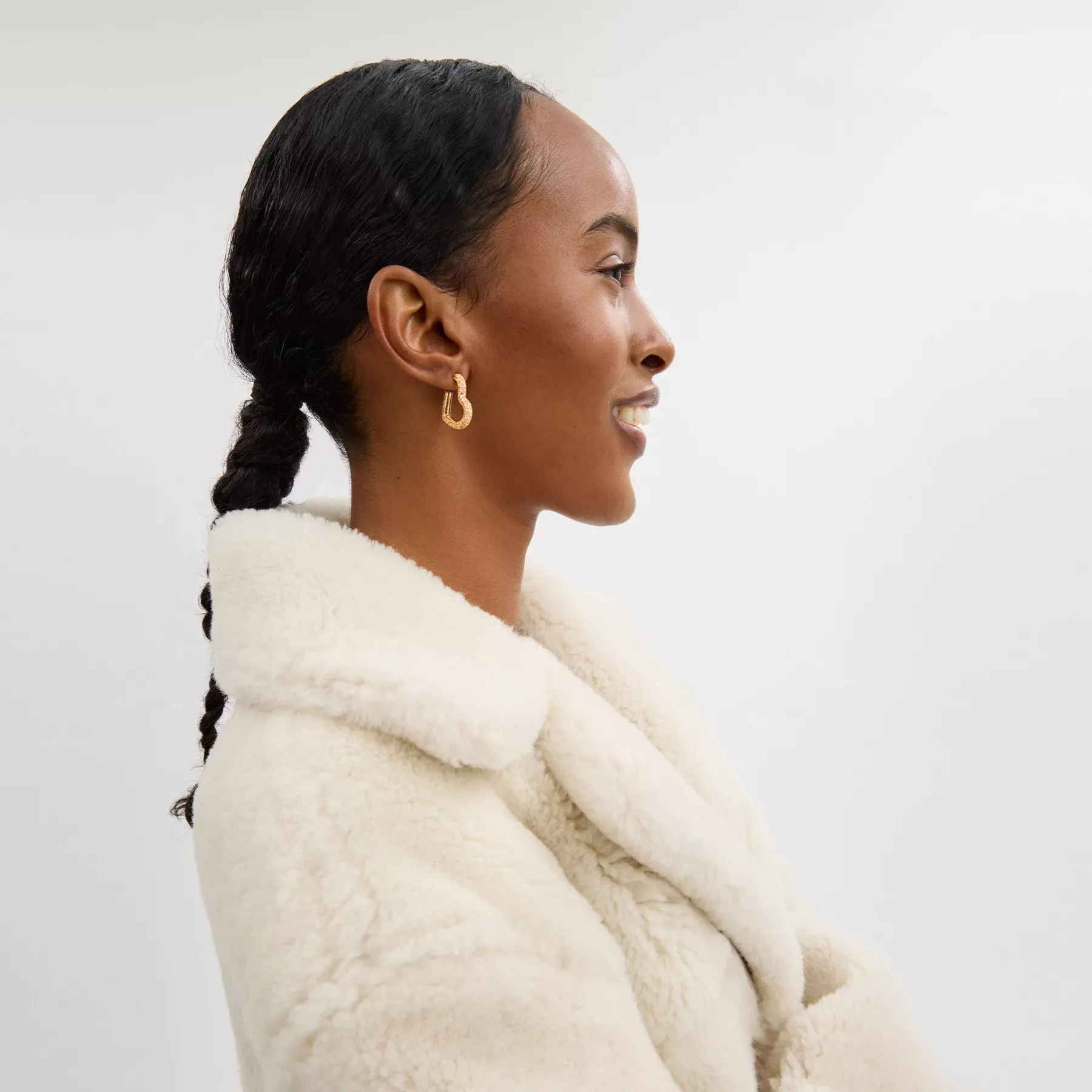 Pavé Heart Hoop Earrings Pavé Heart Hoop Earrings