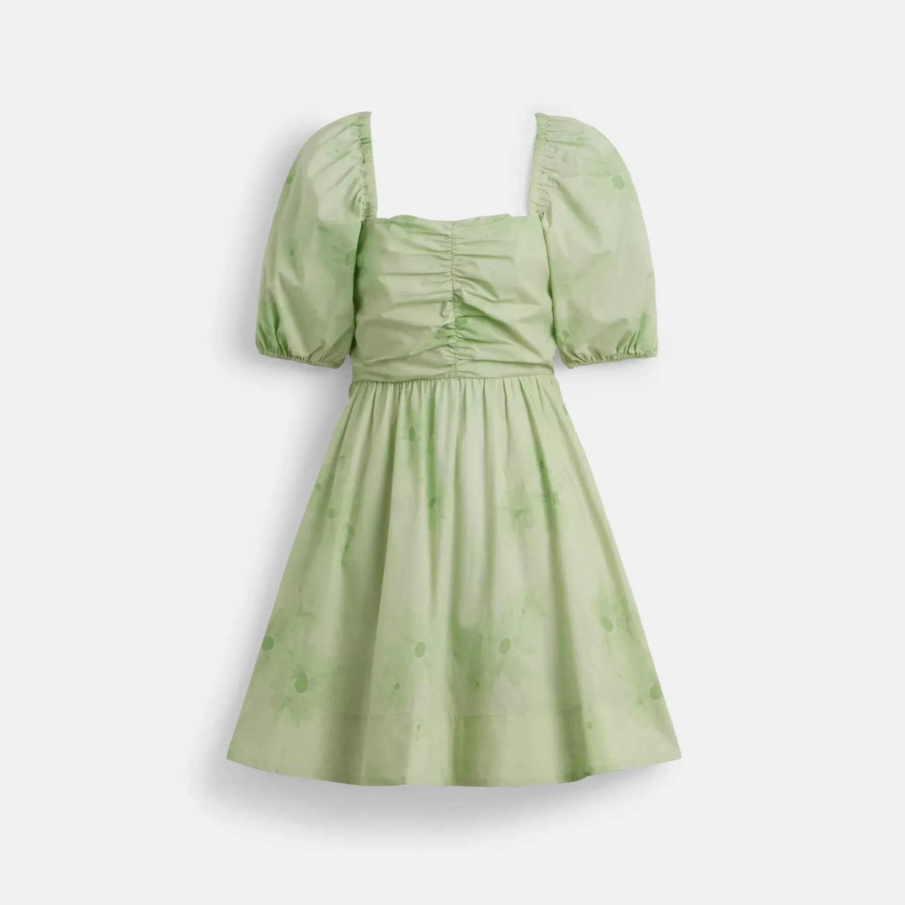 Puff Sleeve Mini Dress
