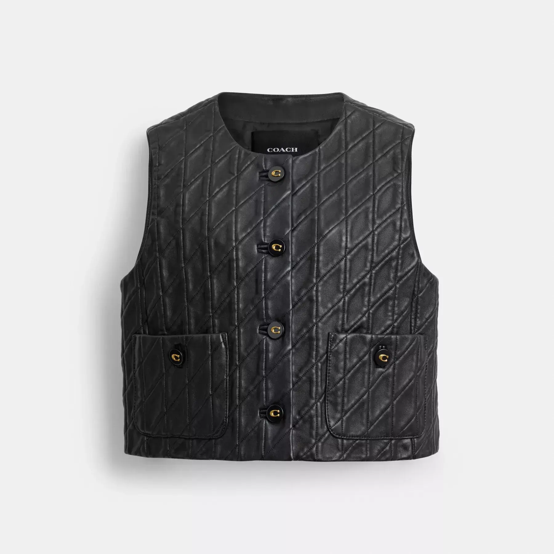 Quilted Leather Vest Quilted Leather Vest