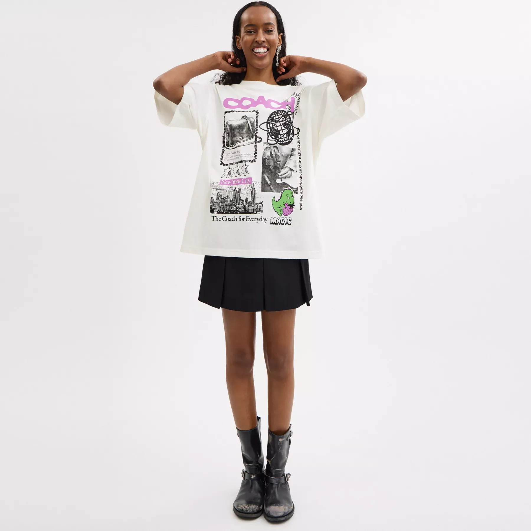 Relaxed Graphic T-Shirt In Organic Cotton Relaxed Graphic T-Shirt In Organic Cotton