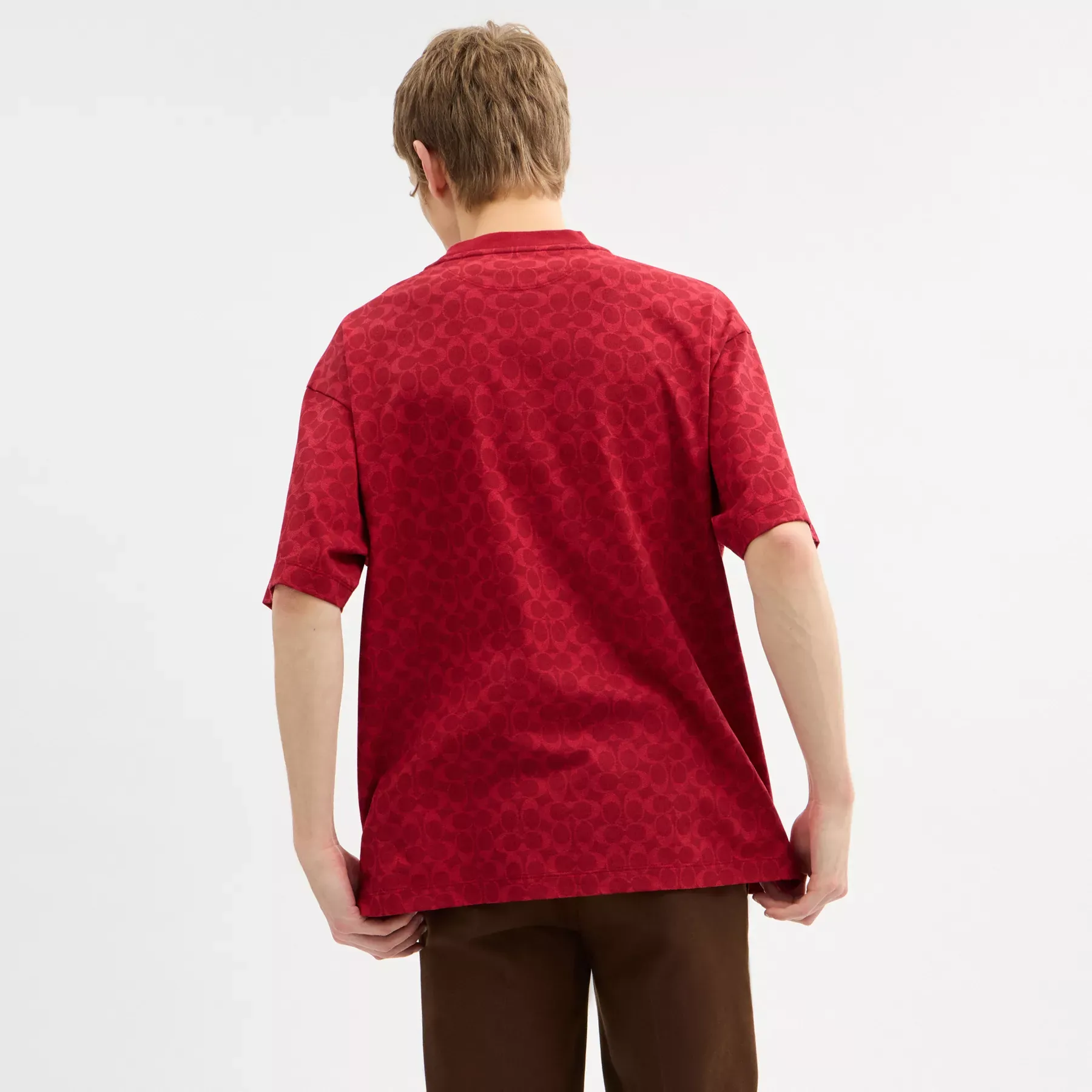 Relaxed Signature Pegasus T-Shirt In Organic Cotton Relaxed Signature Pegasus T-Shirt In Organic Cotton