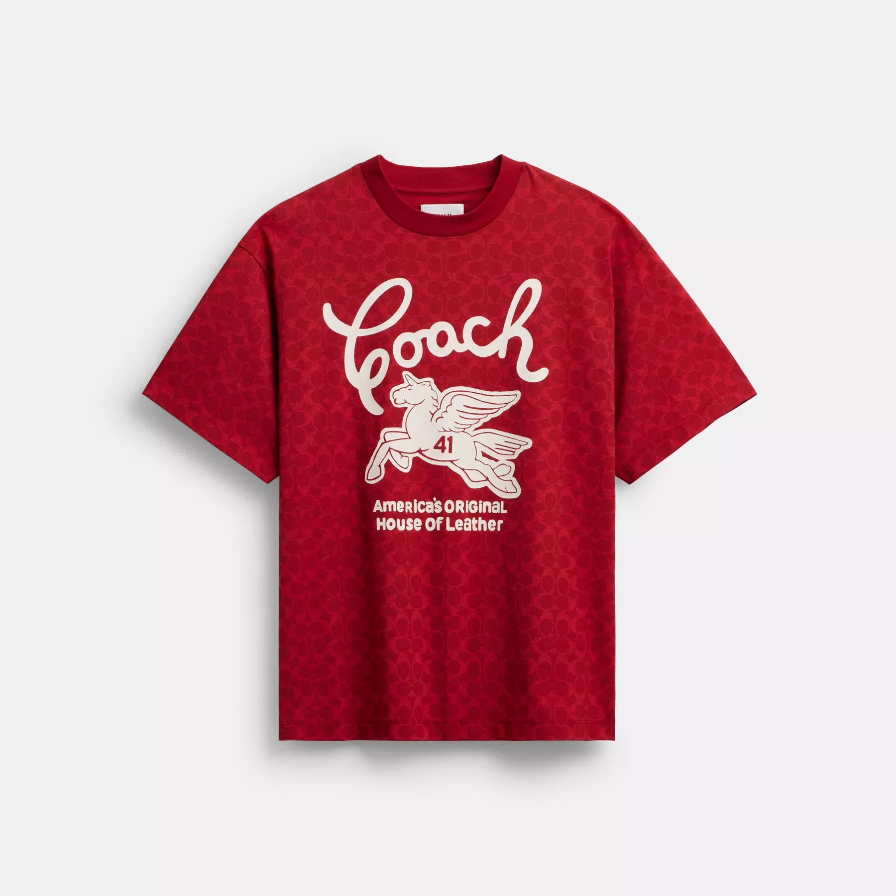 Relaxed Signature Pegasus T-Shirt In Organic Cotton