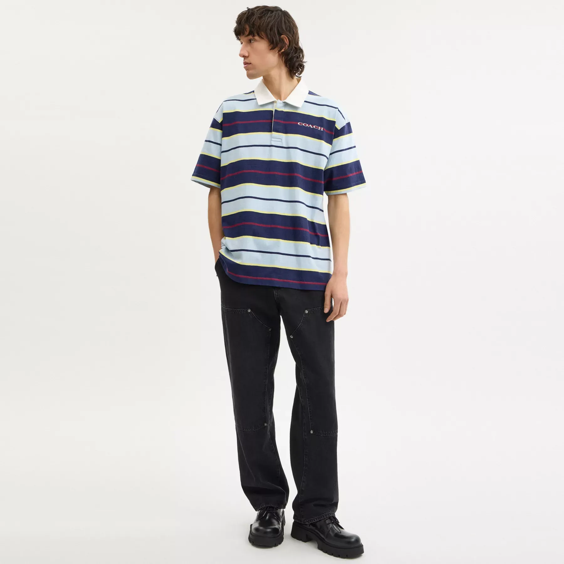 Relaxed Striped Polo Relaxed Striped Polo