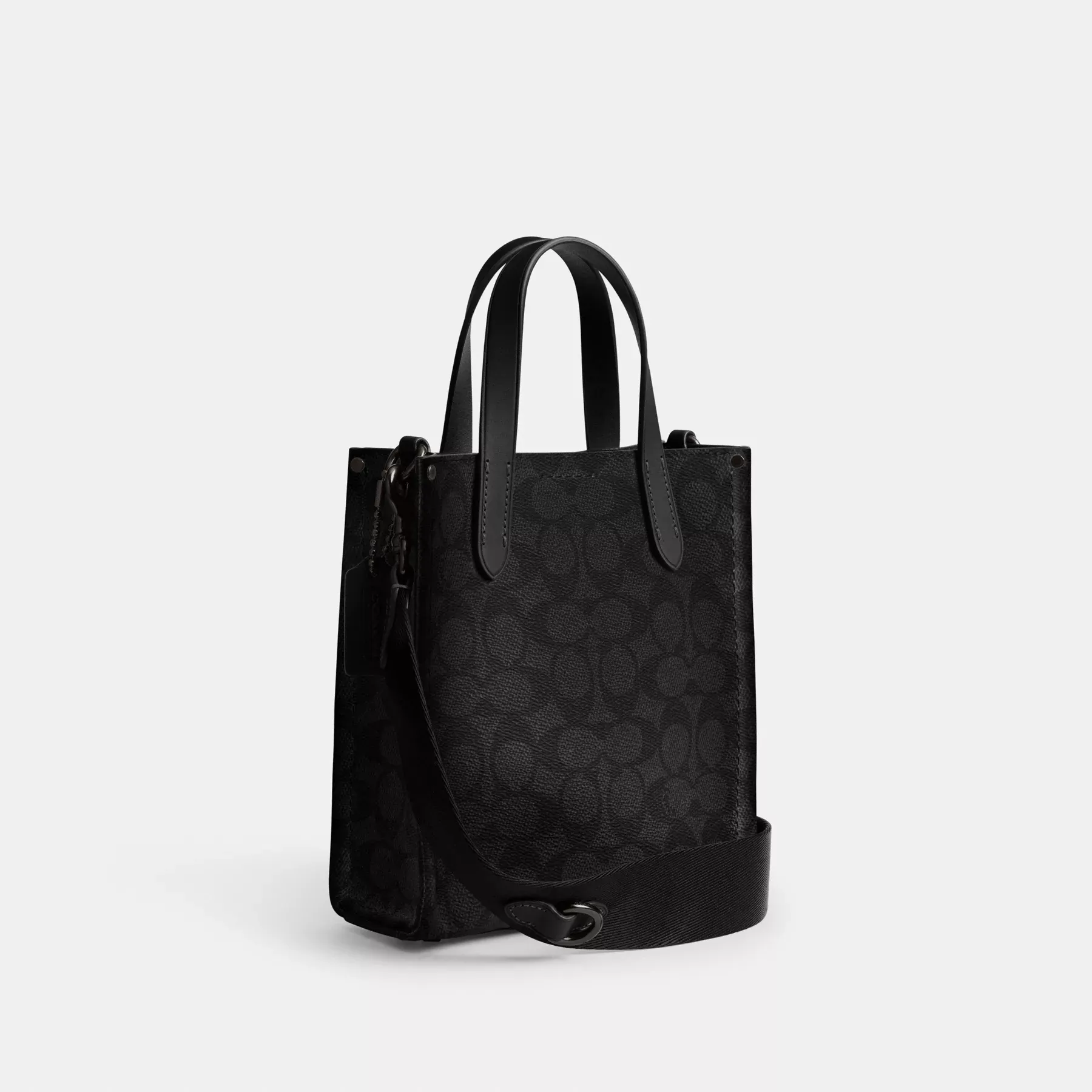 Relay Tote Bag 17 In Signature Canvas With Coach Graphic Relay Tote Bag 17 In Signature Canvas With Coach Graphic