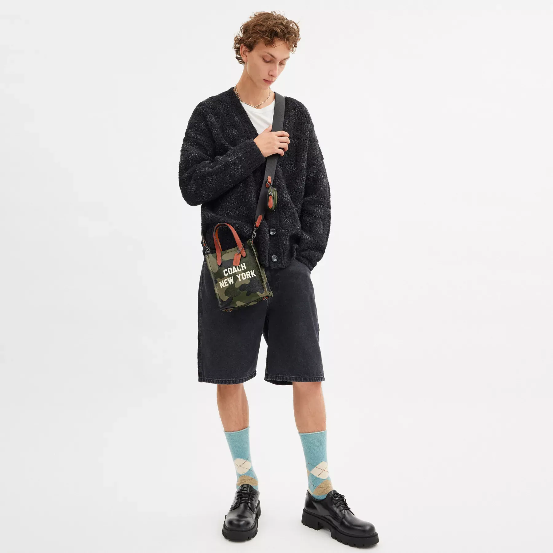 Relay Tote Bag 17 With Camo Print And Coach Graphic Relay Tote Bag 17 With Camo Print And Coach Graphic