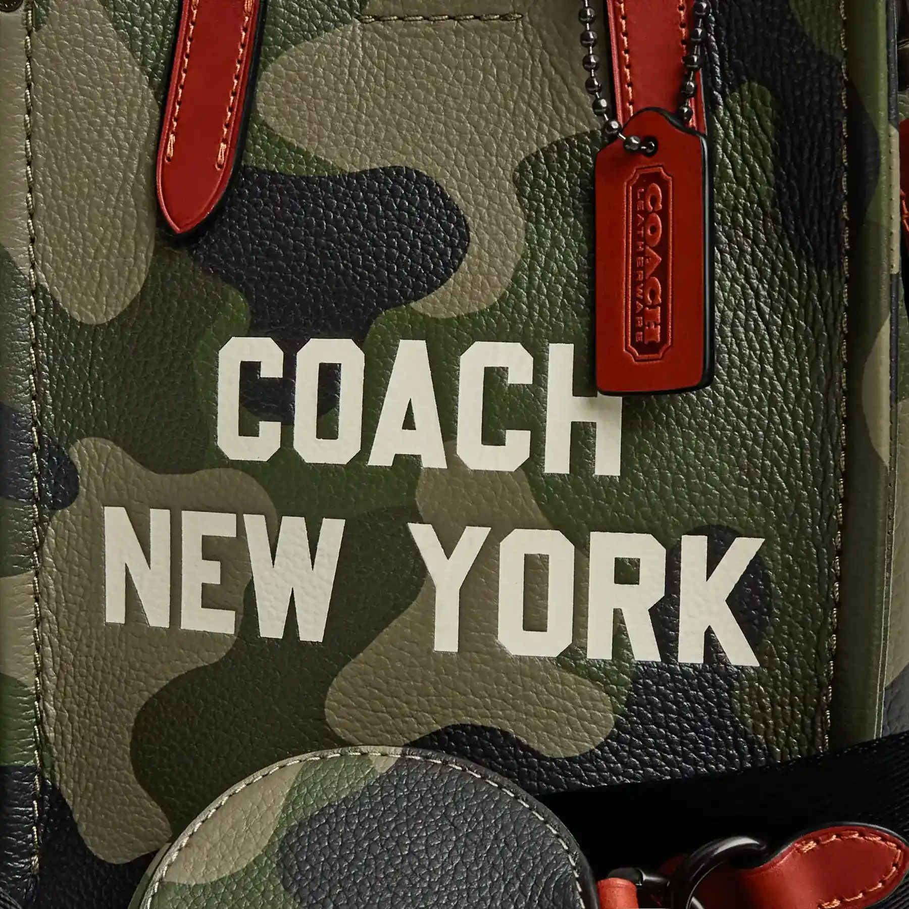 Relay Tote Bag 17 With Camo Print And Coach Graphic Relay Tote Bag 17 With Camo Print And Coach Graphic