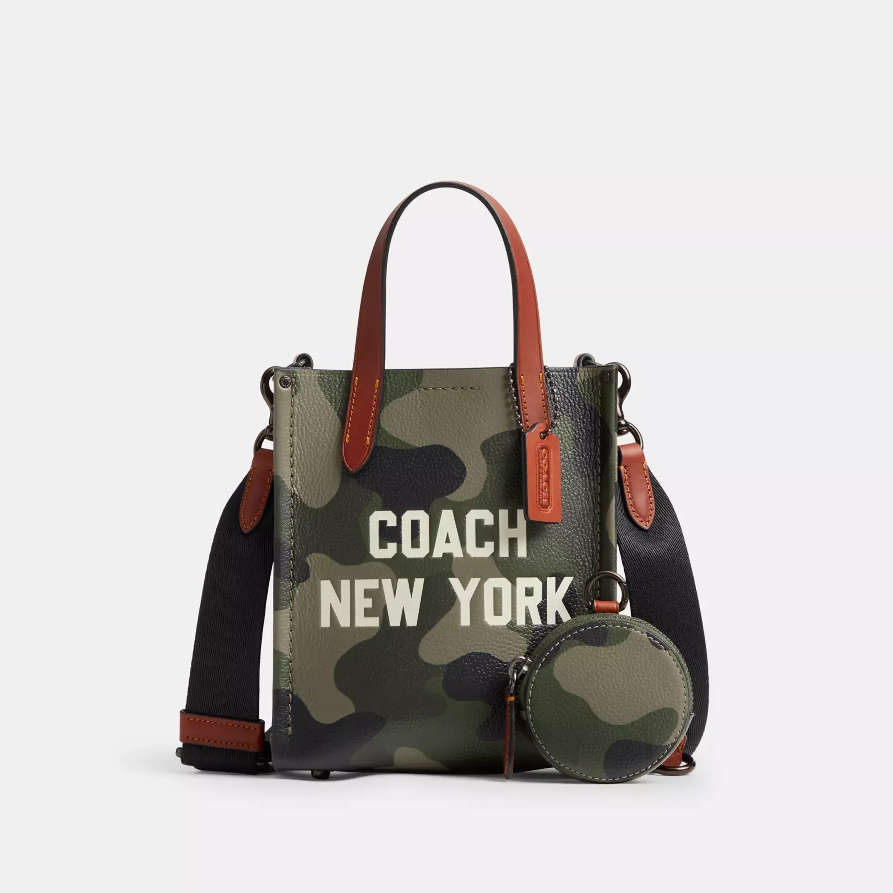 Relay Tote Bag 17 With Camo Print And Coach Graphic Relay Tote Bag 17 With Camo Print And Coach Graphic