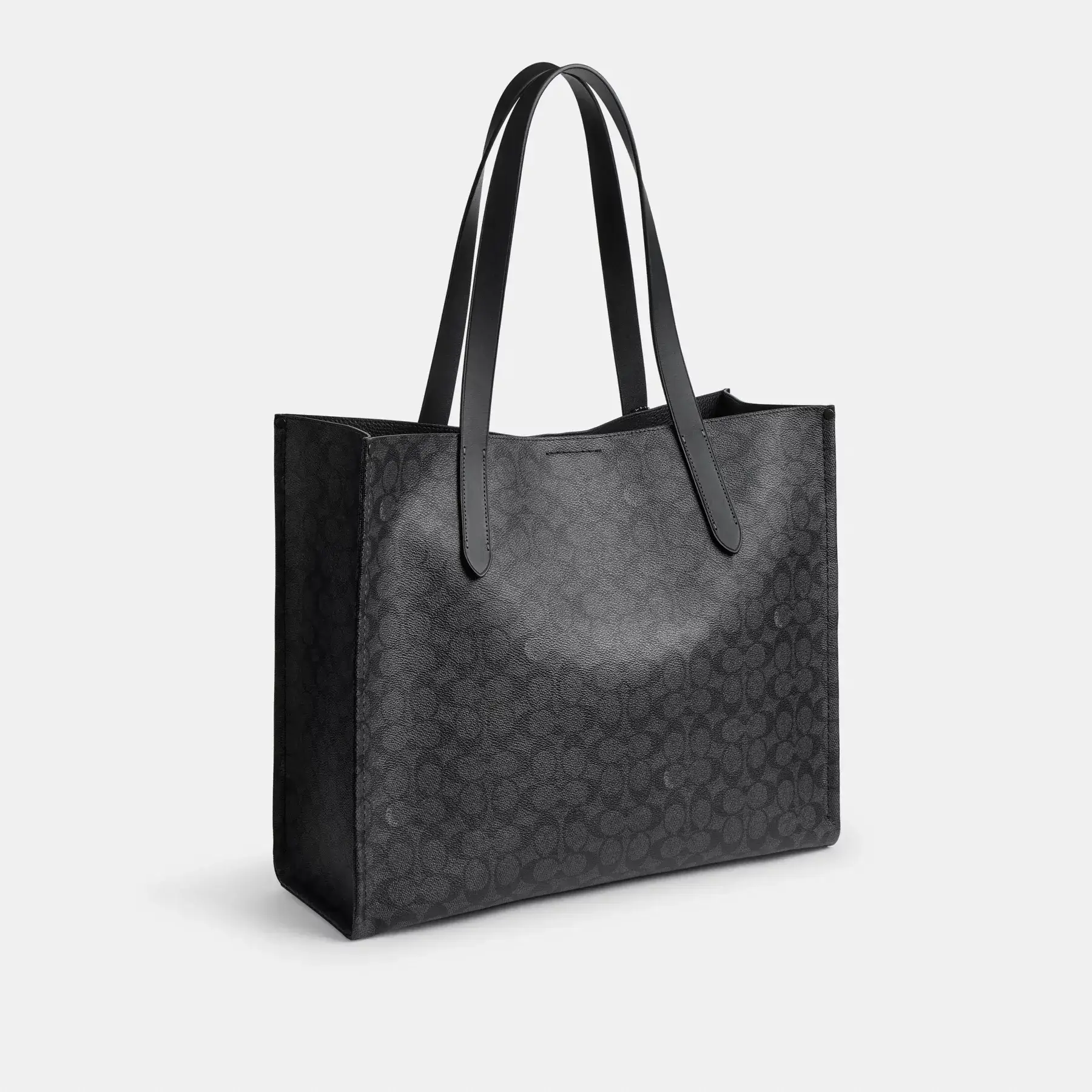 Relay Tote Bag In Signature Canvas With Coach Graphic Relay Tote Bag In Signature Canvas With Coach Graphic