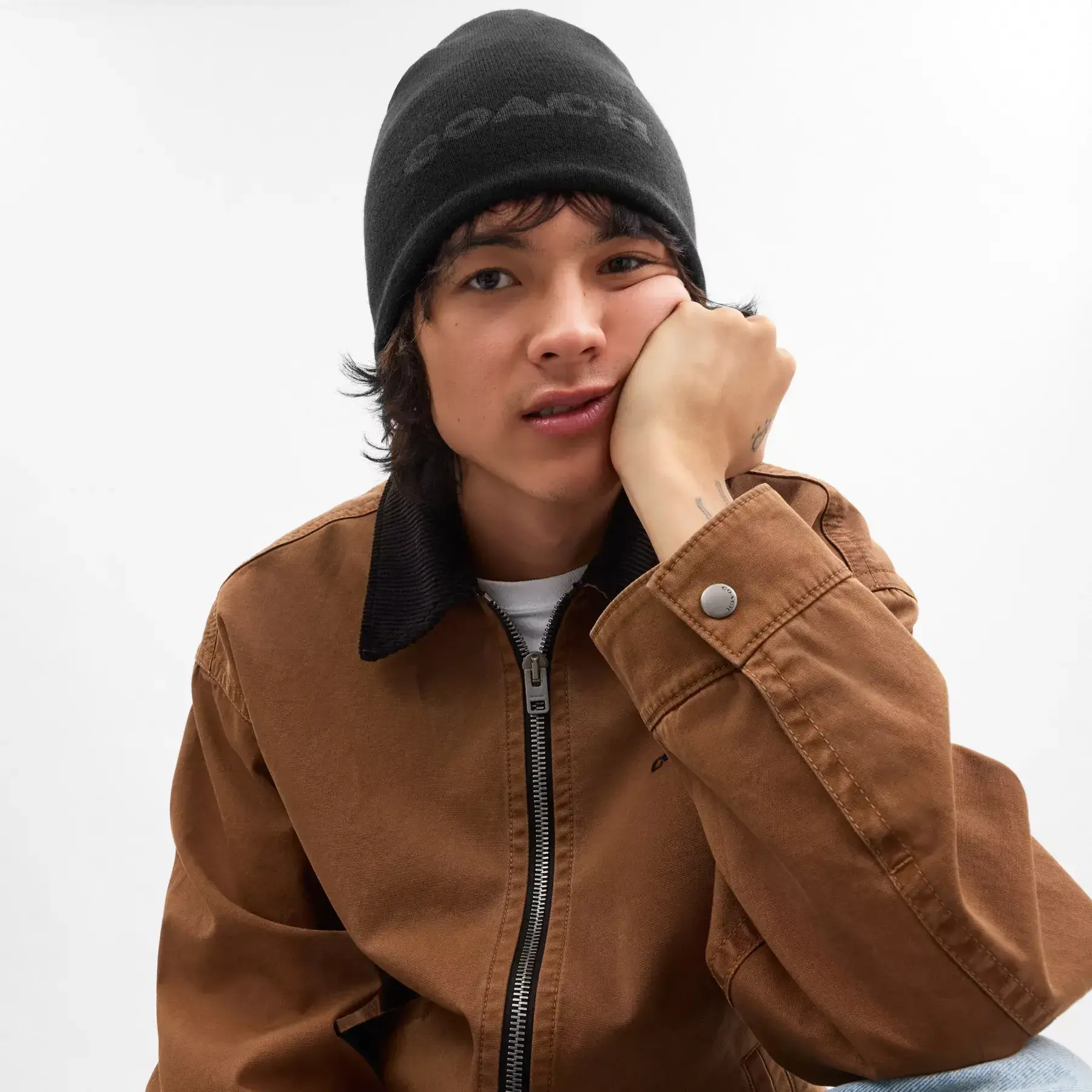 Reversible Signature Beanie Reversible Signature Beanie