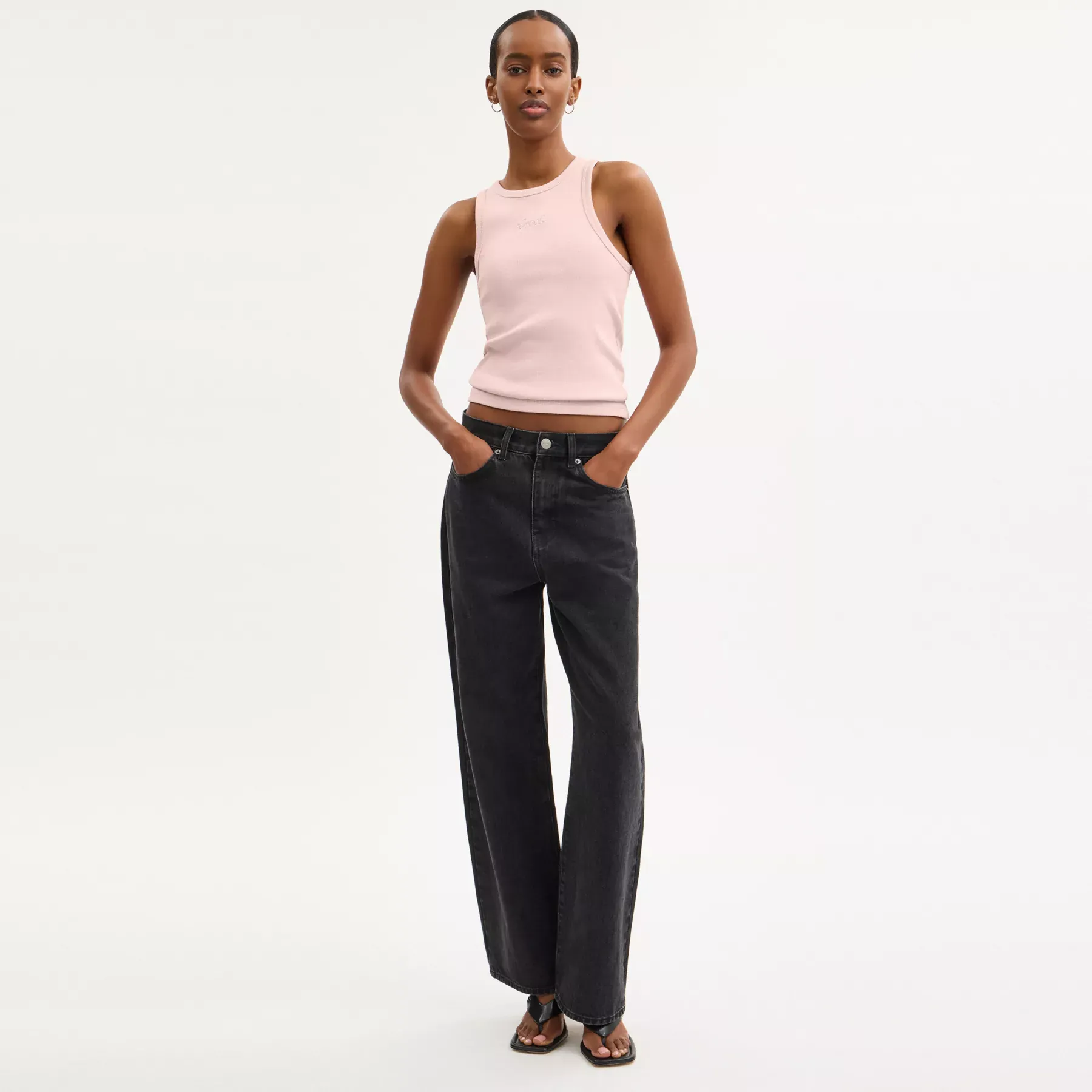 Ribbed Coach Script Tank Top Ribbed Coach Script Tank Top