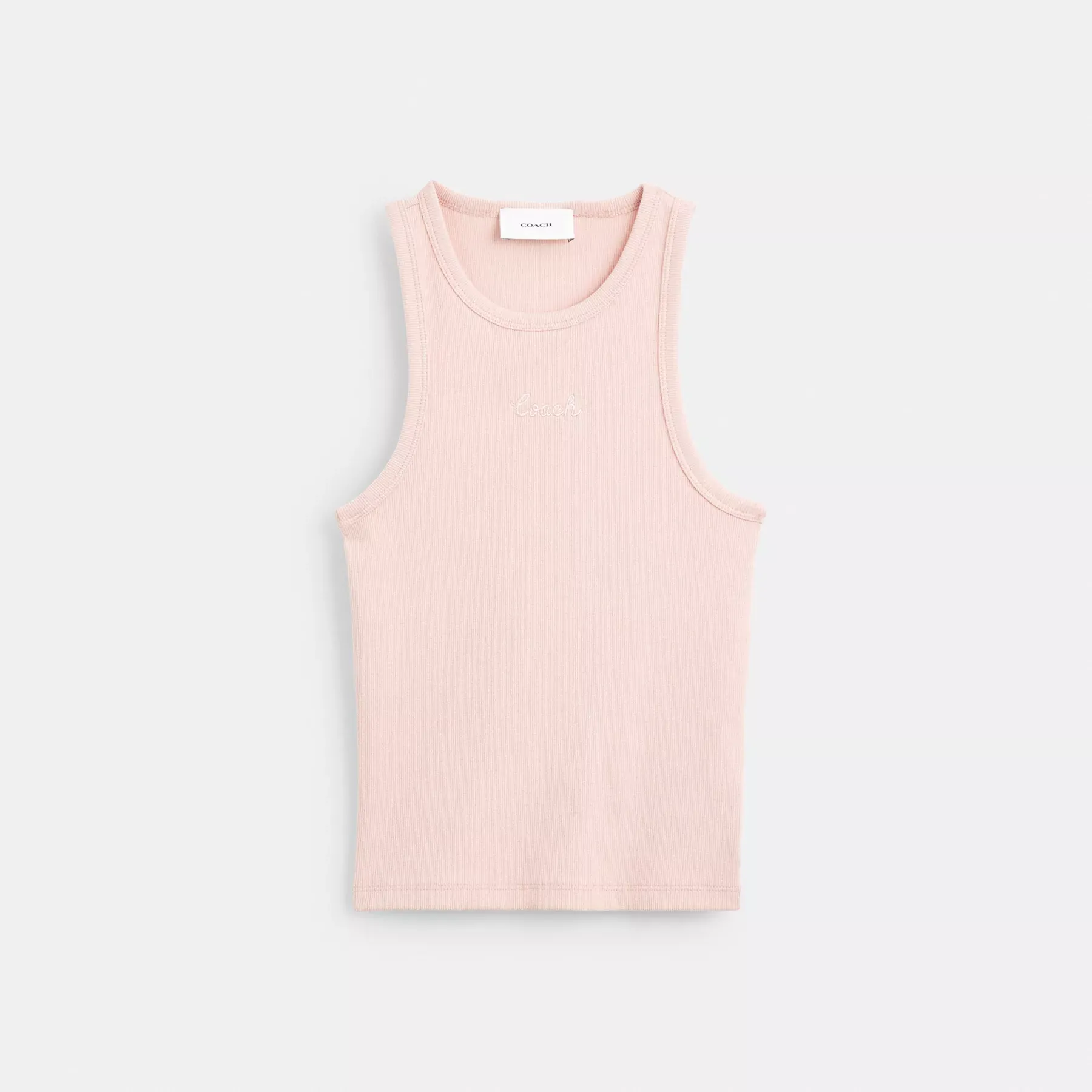 Ribbed Coach Script Tank Top Ribbed Coach Script Tank Top