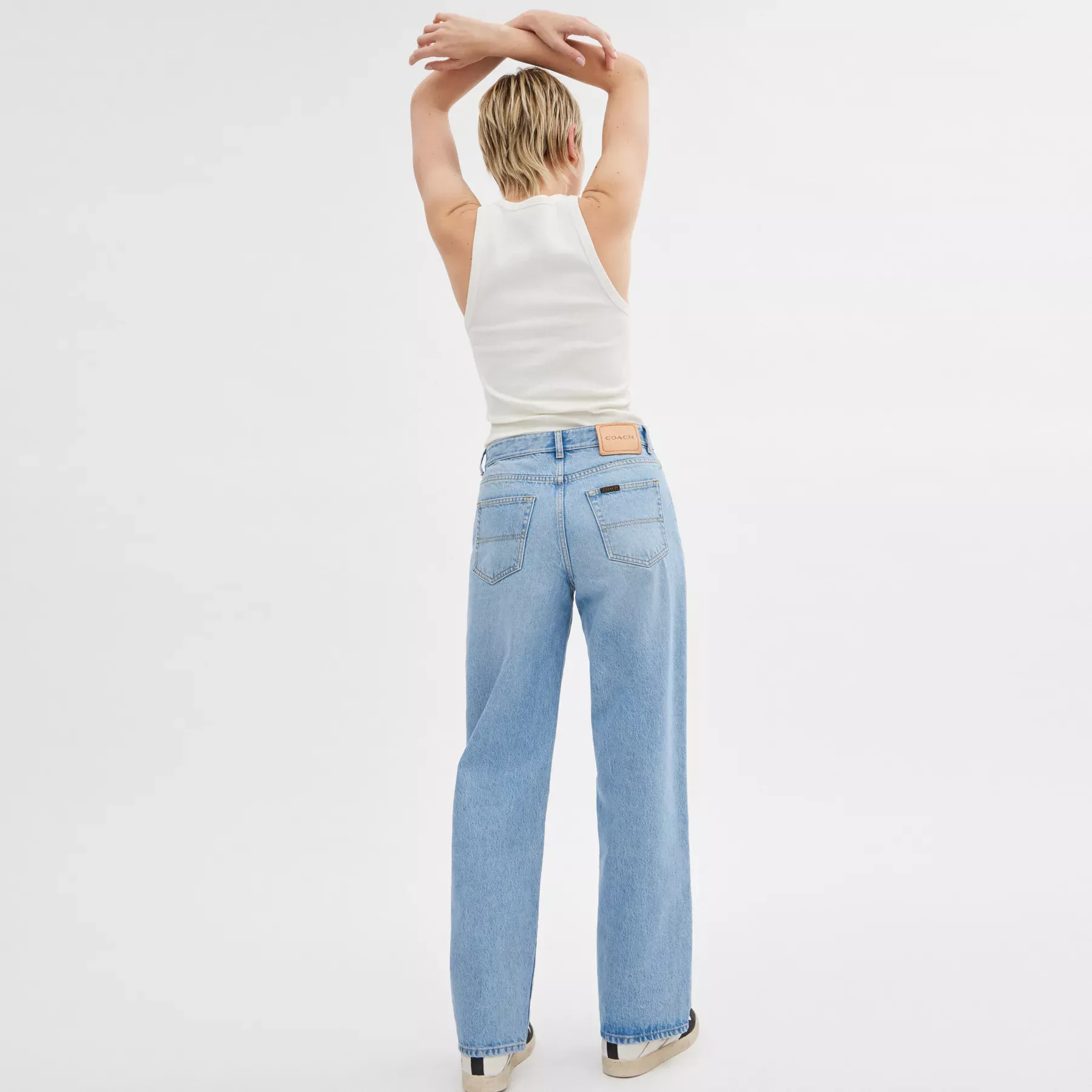 Ribbed Coach Script Tank Top Ribbed Coach Script Tank Top