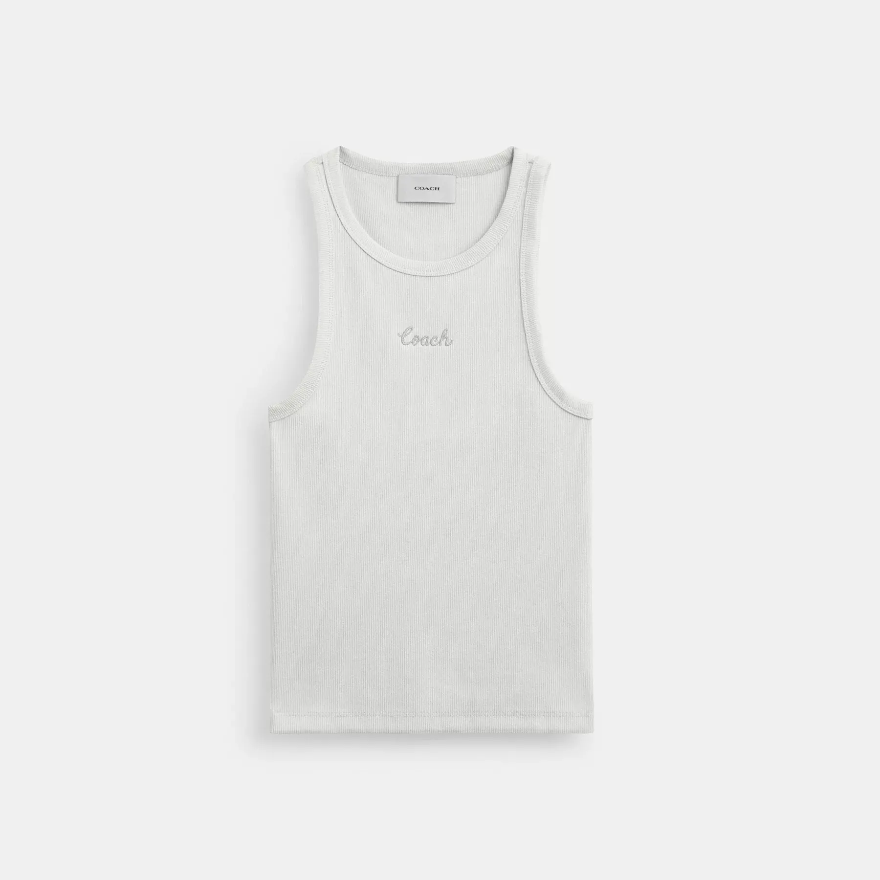 Ribbed Coach Script Tank Top Ribbed Coach Script Tank Top
