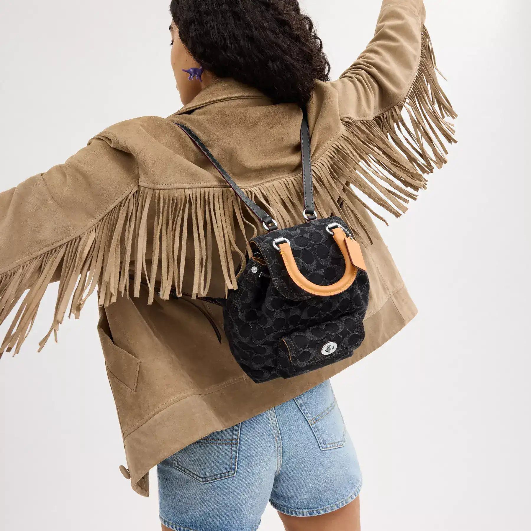 Riya Backpack 21 In Signature Denim Riya Backpack 21 In Signature Denim