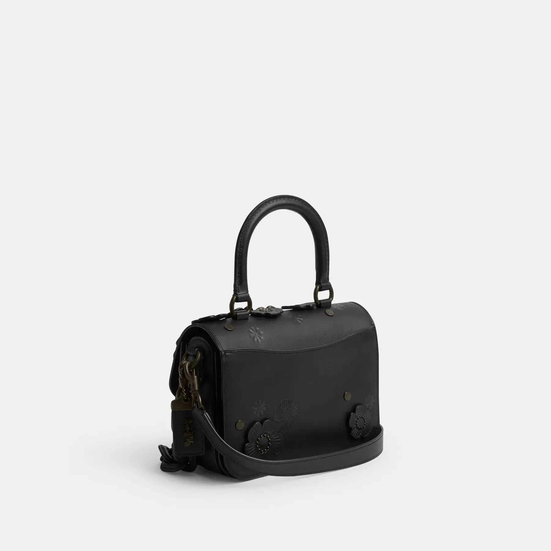 Rogue Top Handle Bag With Tea Rose Rogue Top Handle Bag With Tea Rose