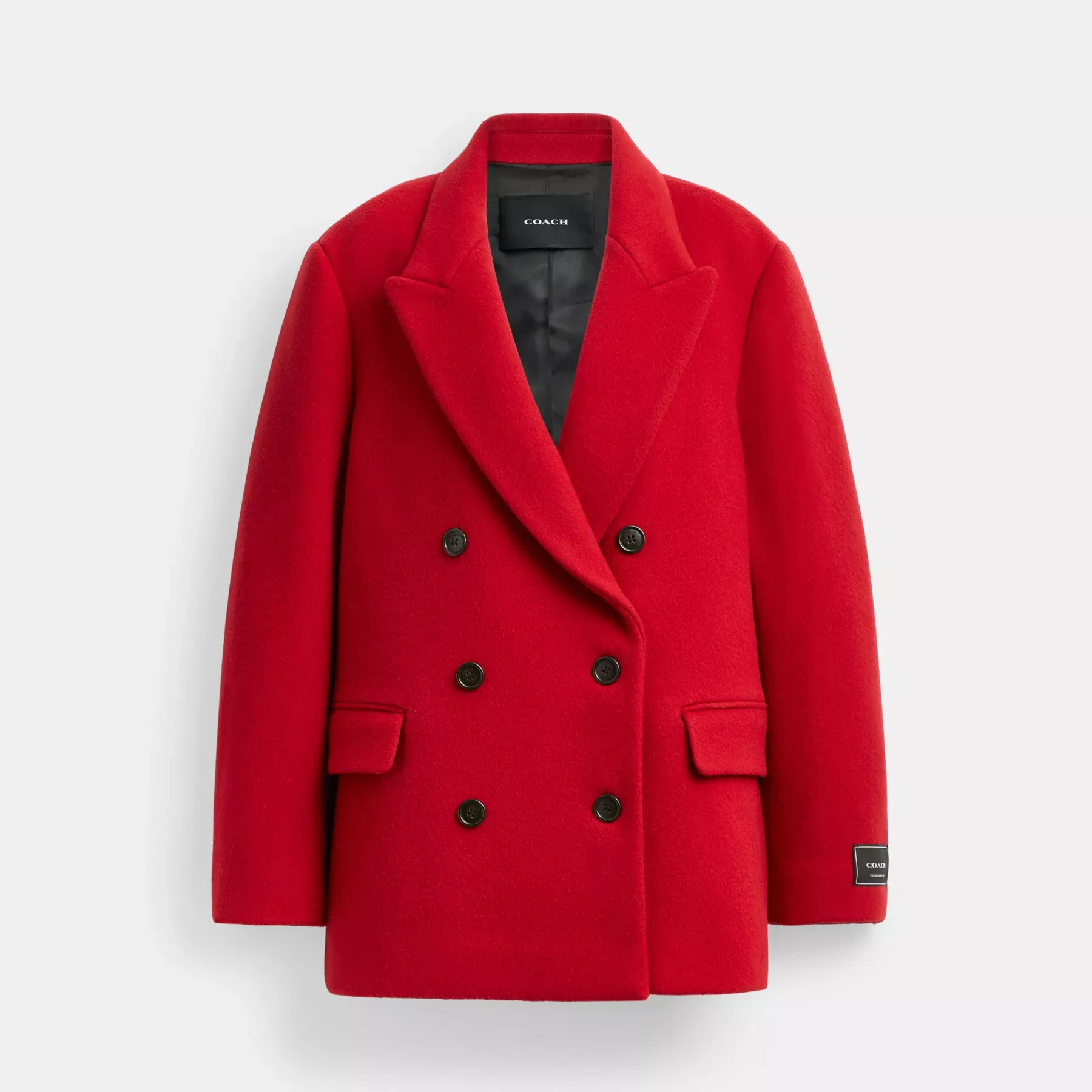 Short Coat In Recycled Wool Short Coat In Recycled Wool