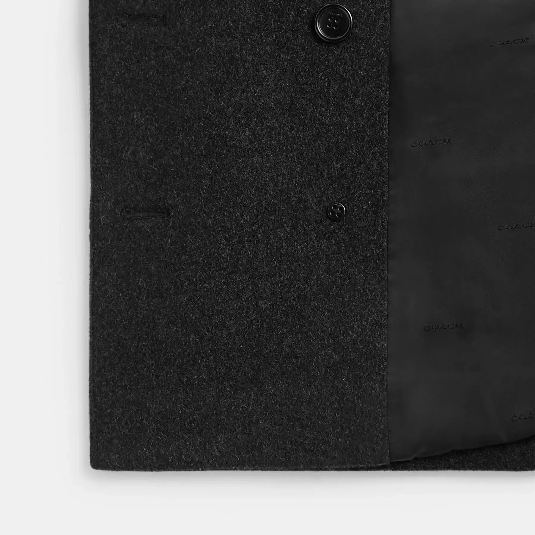 Short Coat In Recycled Wool Short Coat In Recycled Wool