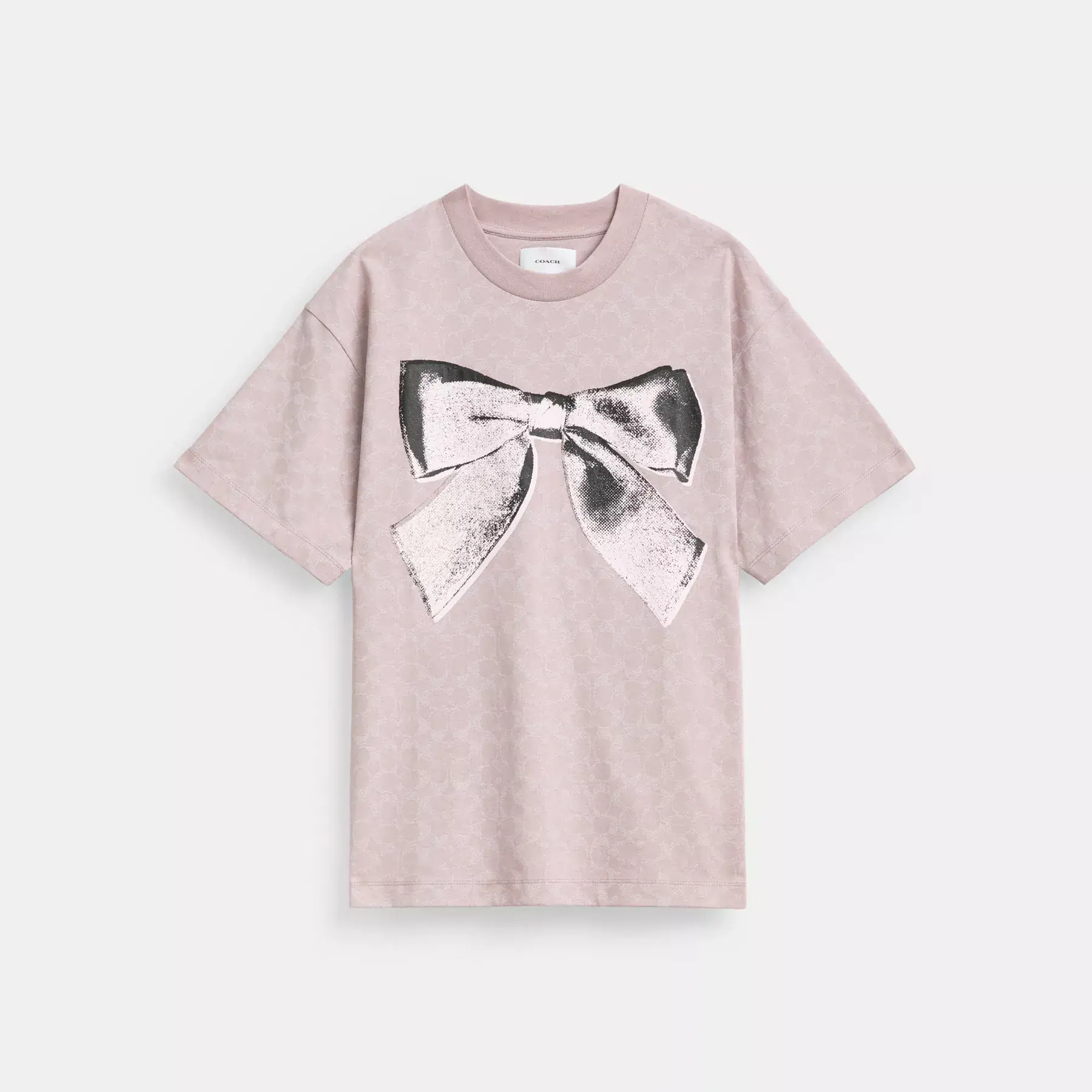 Signature Bow T-Shirt In Organic Cotton Signature Bow T-Shirt In Organic Cotton