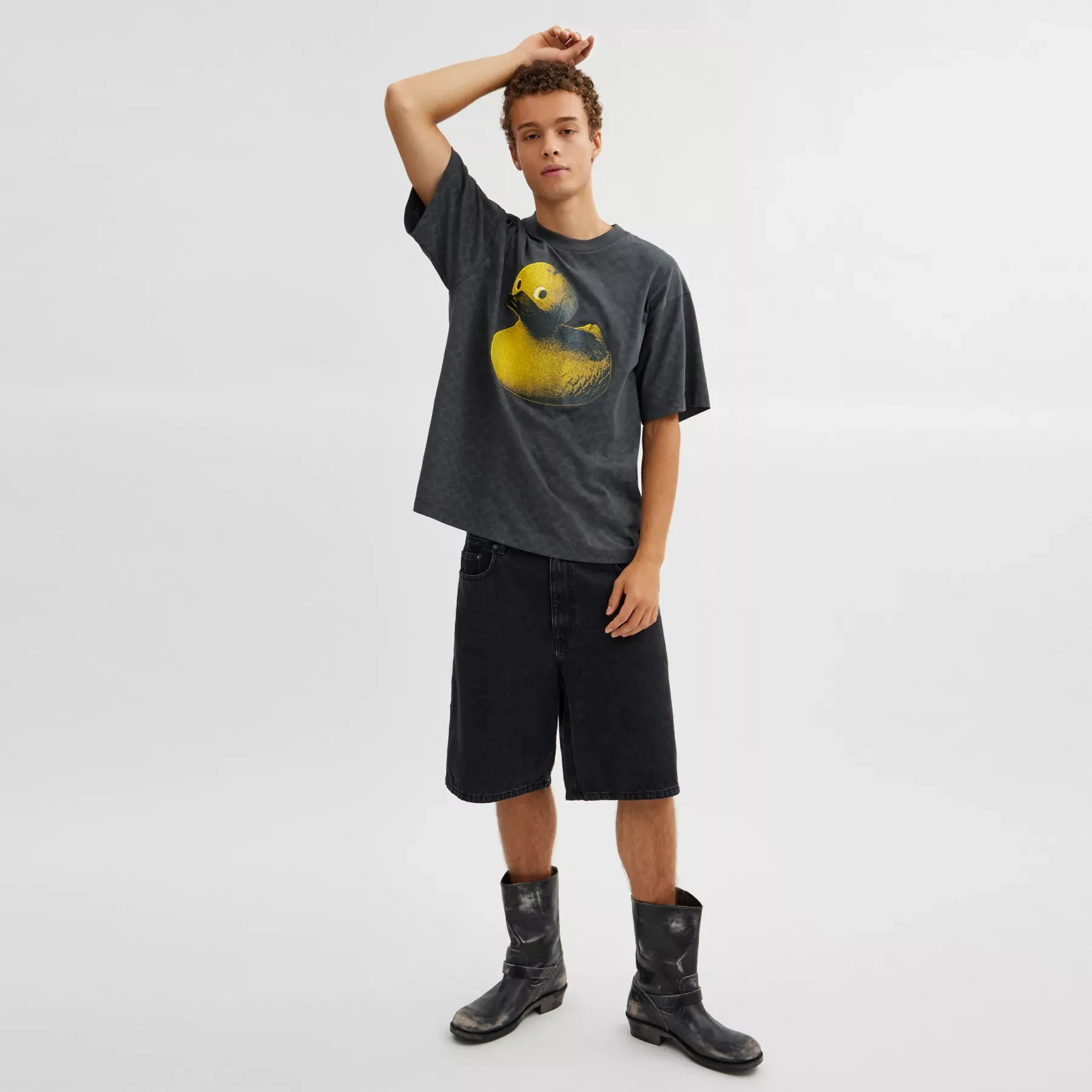 Signature Duck Relaxed T-Shirt In Organic Cotton Signature Duck Relaxed T-Shirt In Organic Cotton