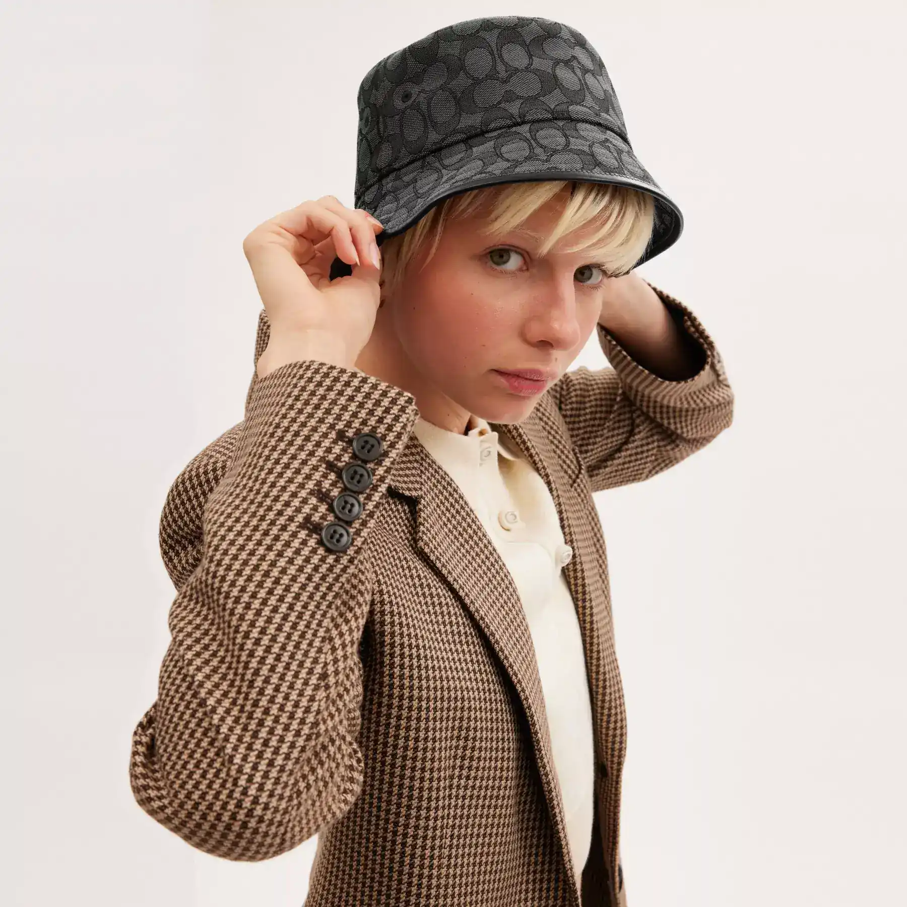 Signature Jacquard Bucket Hat Signature Jacquard Bucket Hat