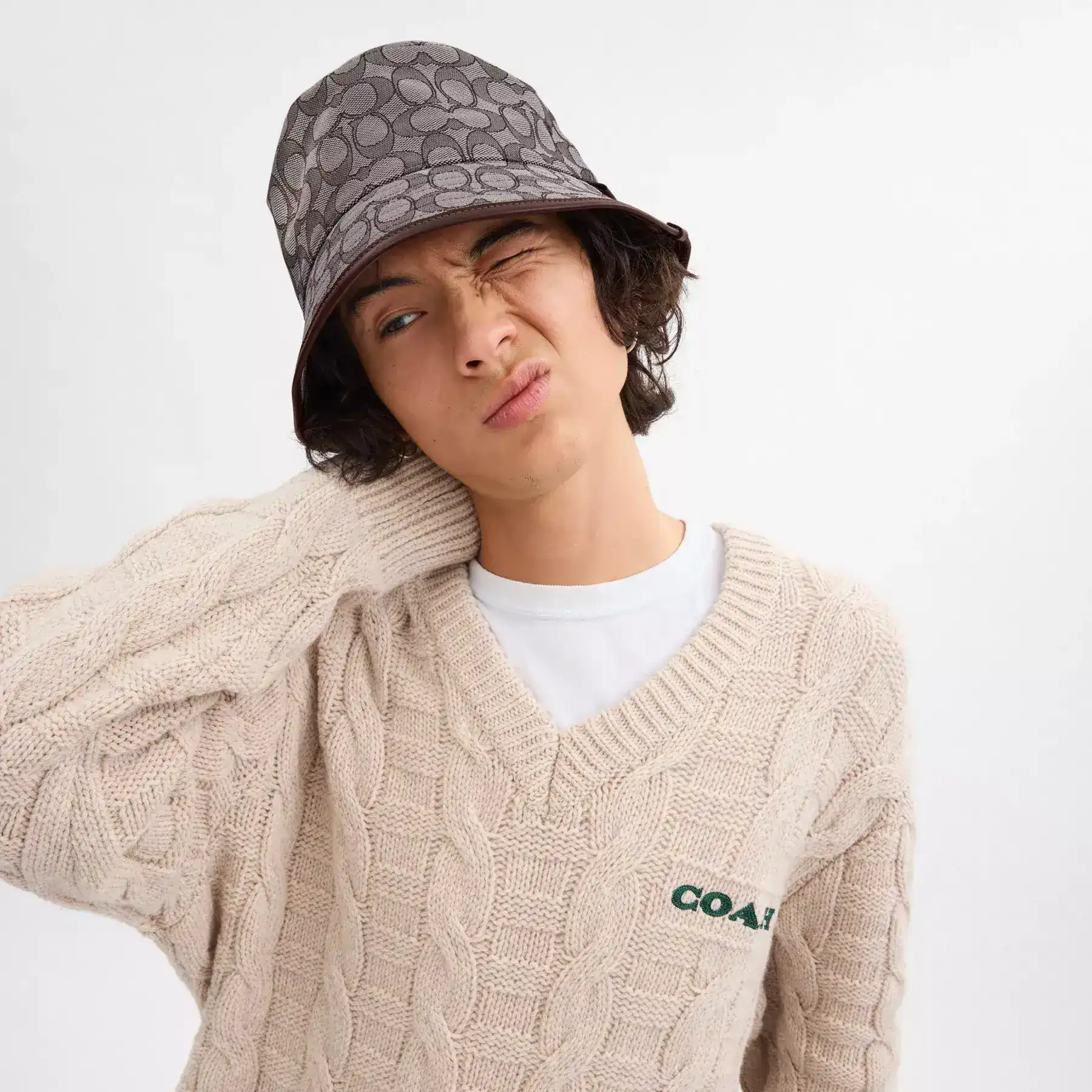 Signature Jacquard Bucket Hat Signature Jacquard Bucket Hat