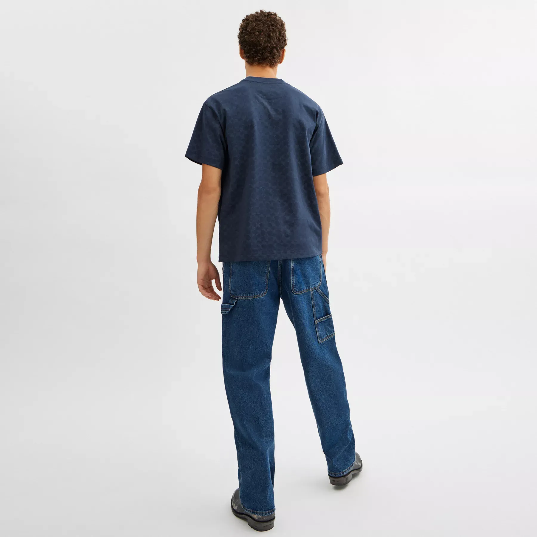 Signature Moon Relaxed T-Shirt In Organic Cotton Signature Moon Relaxed T-Shirt In Organic Cotton