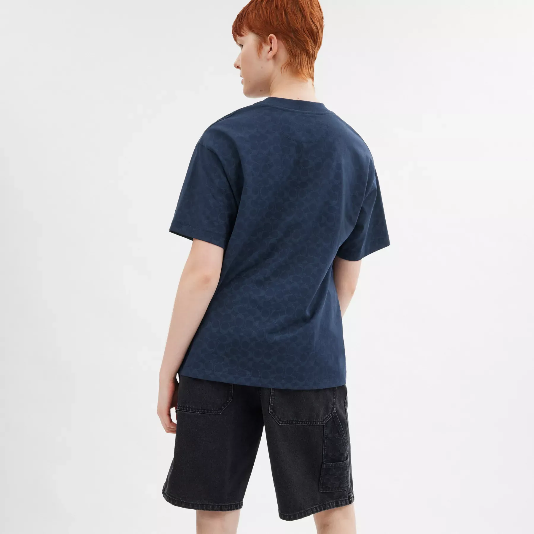 Signature Moon Relaxed T-Shirt In Organic Cotton Signature Moon Relaxed T-Shirt In Organic Cotton