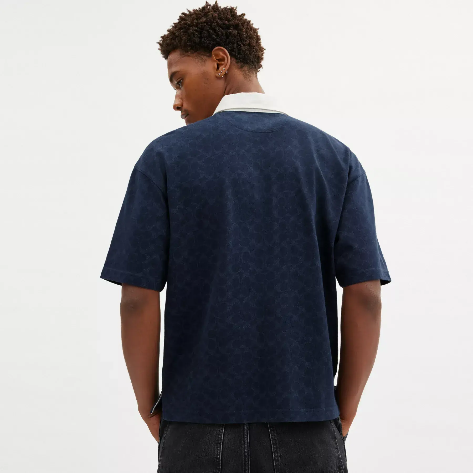 Signature Relaxed Rugby Polo In Organic Cotton Signature Relaxed Rugby Polo In Organic Cotton