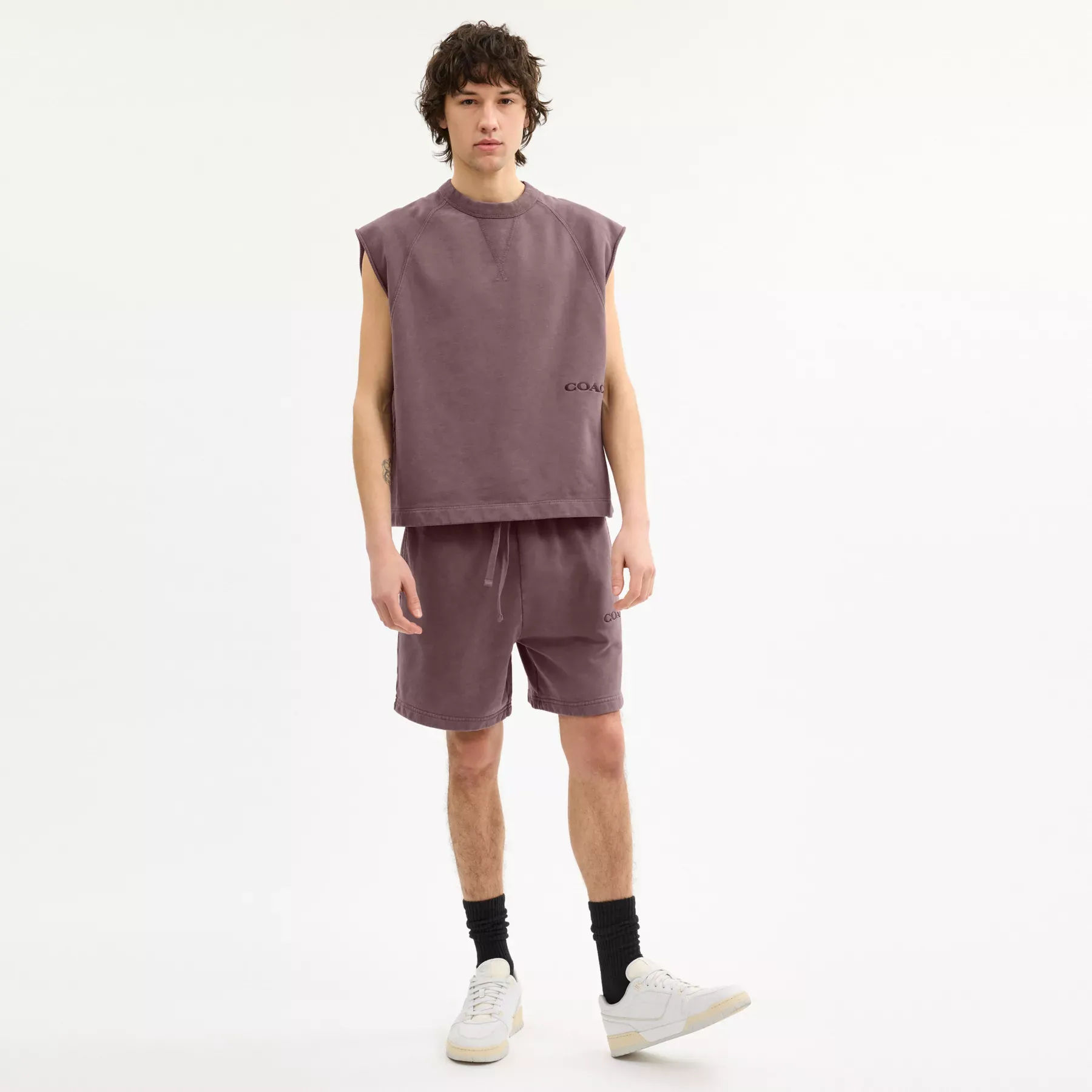 Sleeveless Garment Dye Crewneck Sleeveless Garment Dye Crewneck