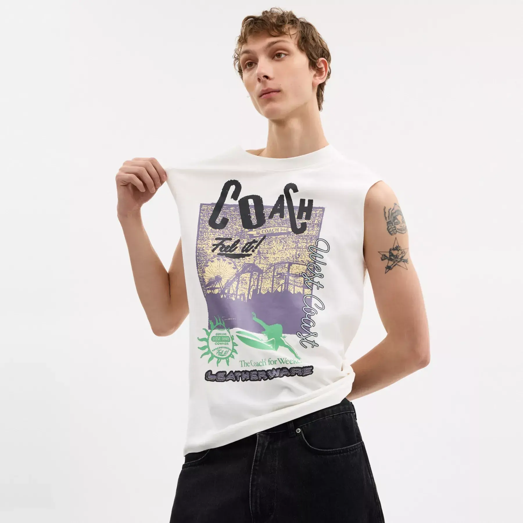 Sleeveless Graphic T-Shirt Sleeveless Graphic T-Shirt