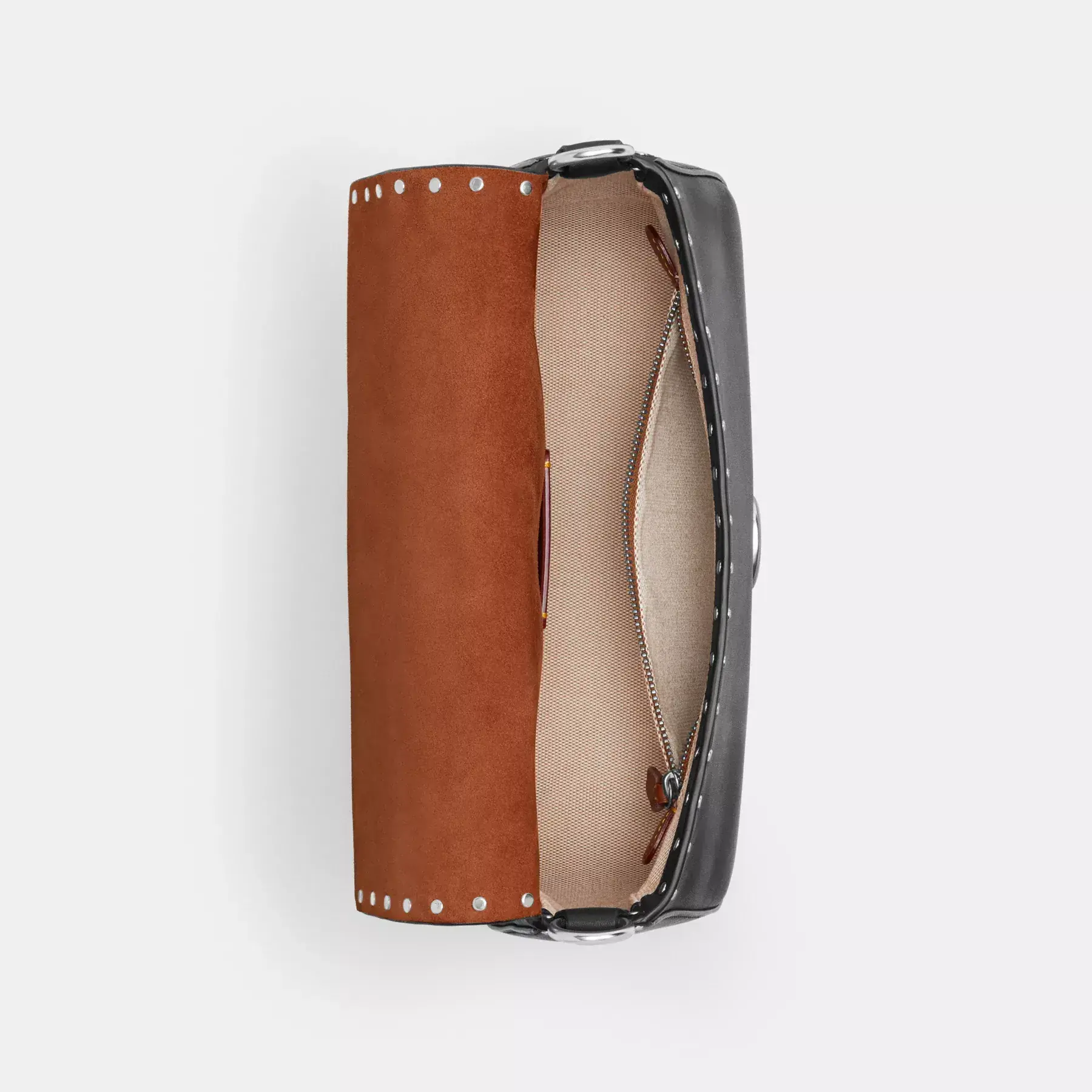 Soft Tabby Shoulder Bag With Rivets Soft Tabby Shoulder Bag With Rivets