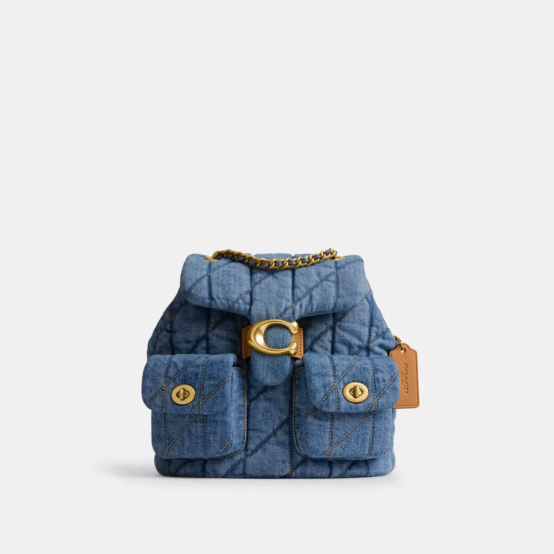 Tabby Backpack With Quilting