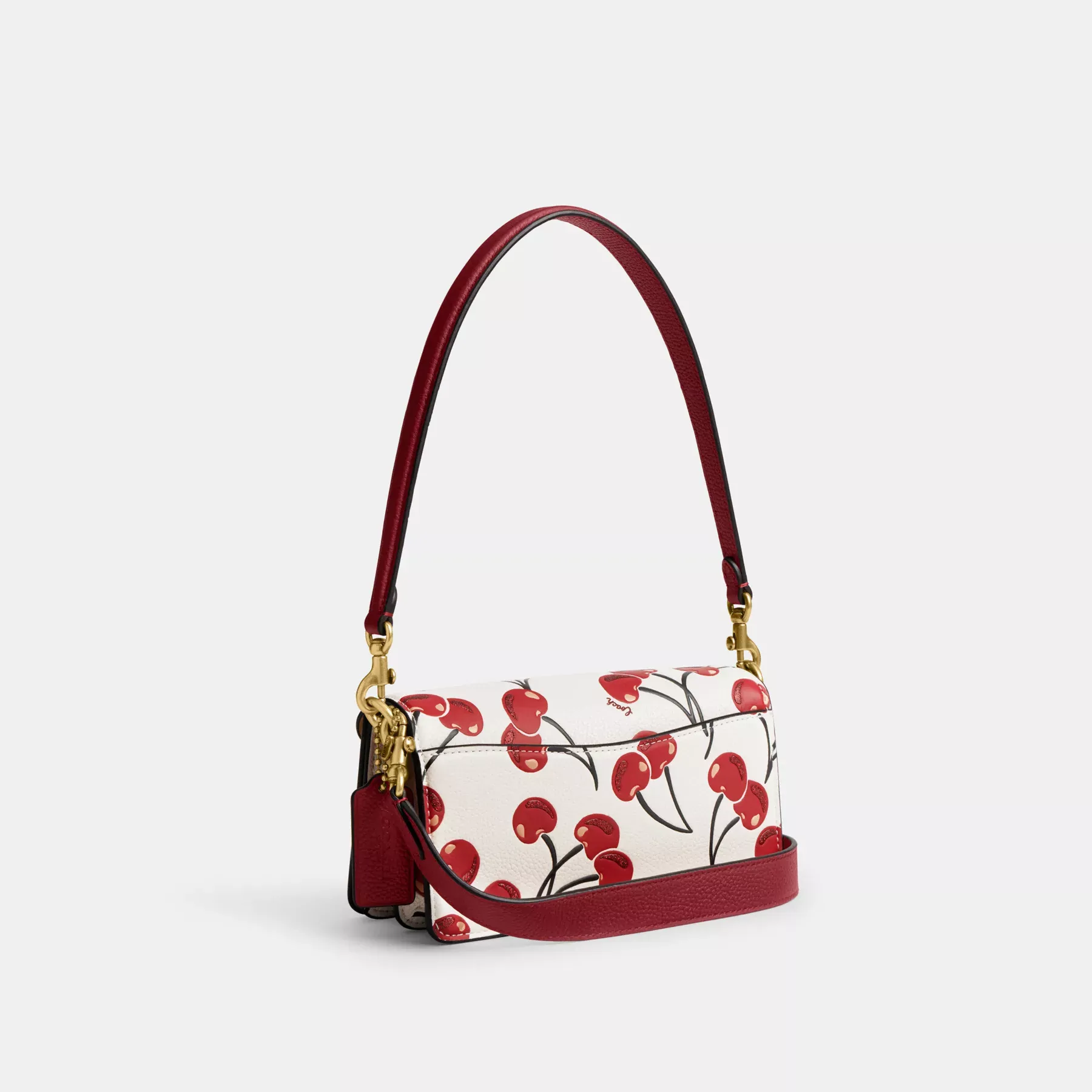 Tabby Shoulder Bag 20 With Cherry Print Tabby Shoulder Bag 20 With Cherry Print