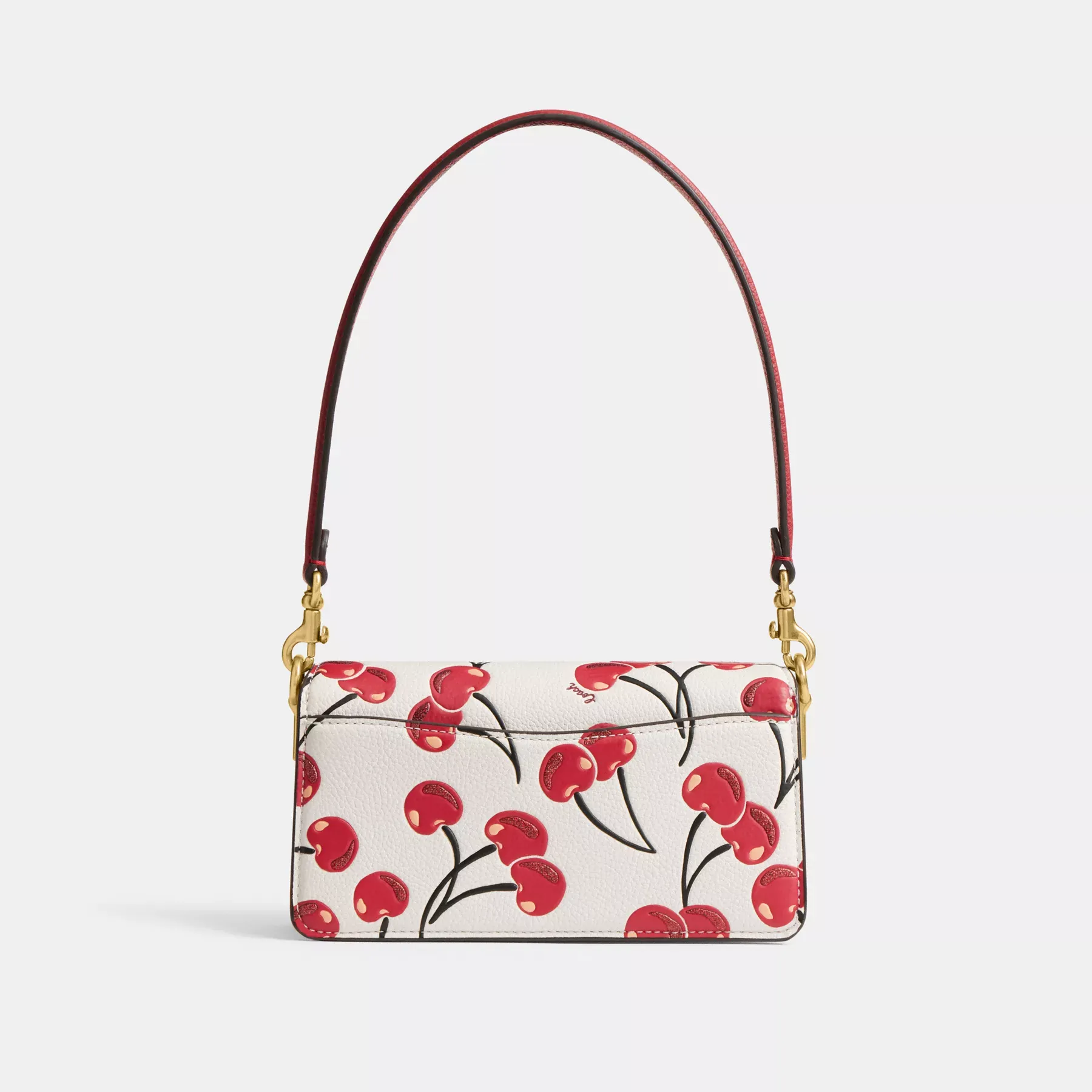 Tabby Shoulder Bag 20 With Cherry Print Tabby Shoulder Bag 20 With Cherry Print